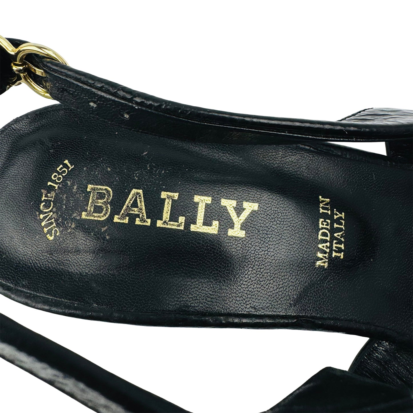 Bally Women's Black Slingback Pumps (Size 38)