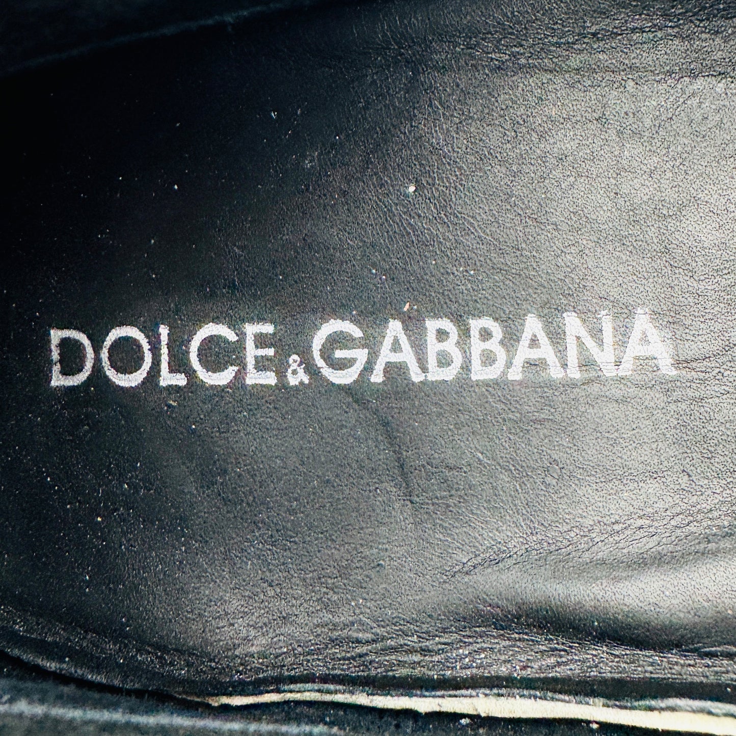 Dolce & Gabbana Men's Black Leather Loafers (Size 45)