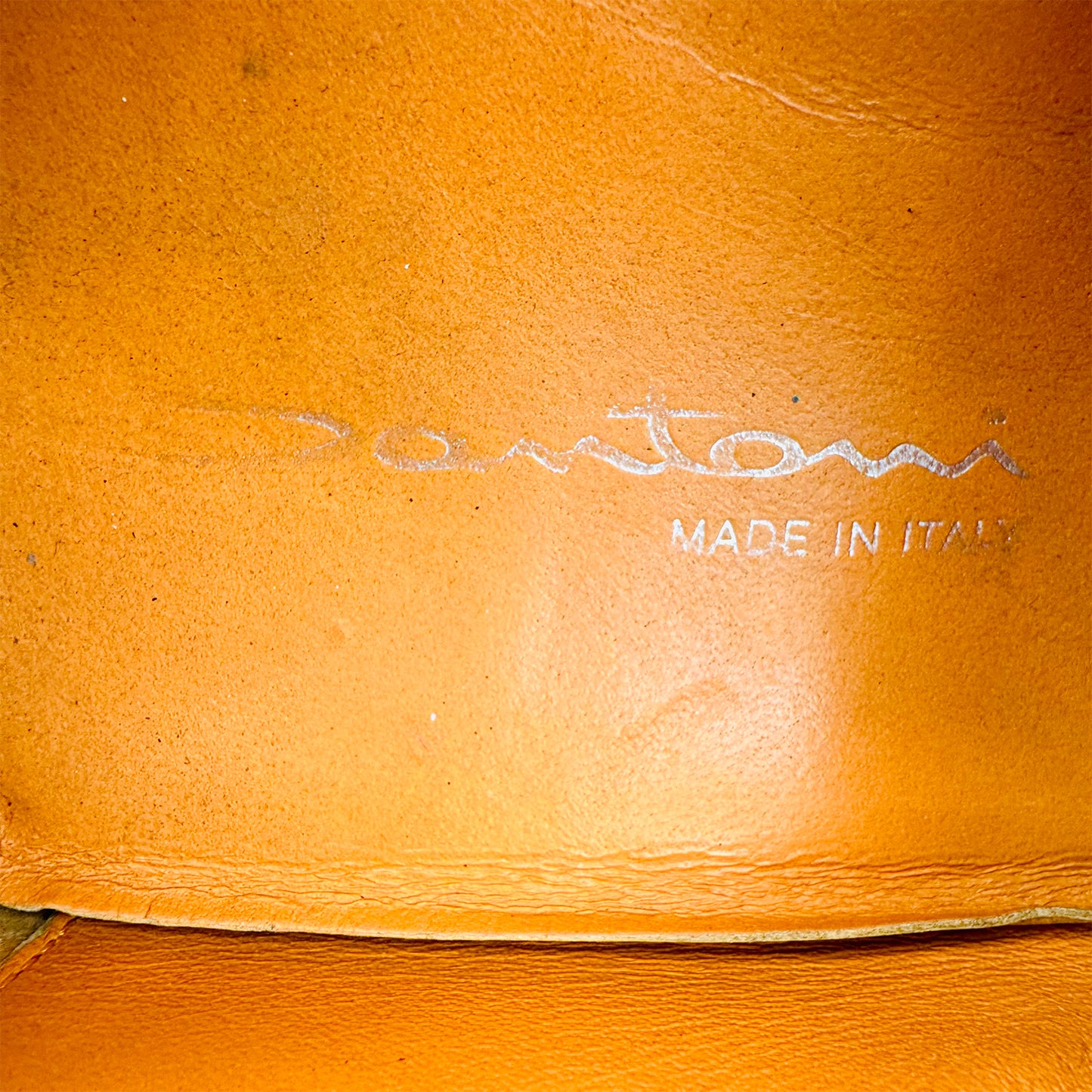 Santoni Men's Black Leather Italy Made Oxfords (Size 42)