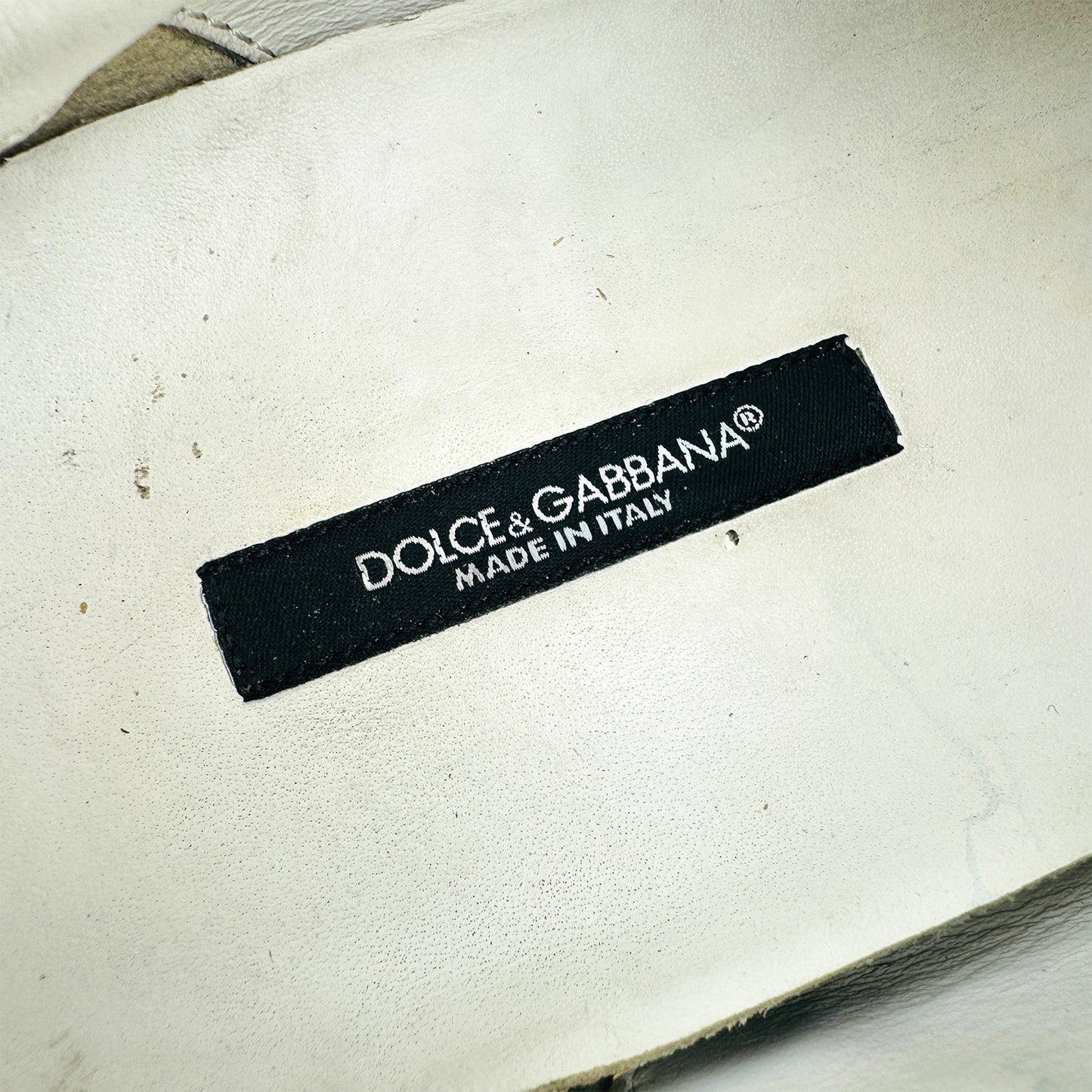Dolce & Gabbana Roma White Sneakers (Size 43.5)
