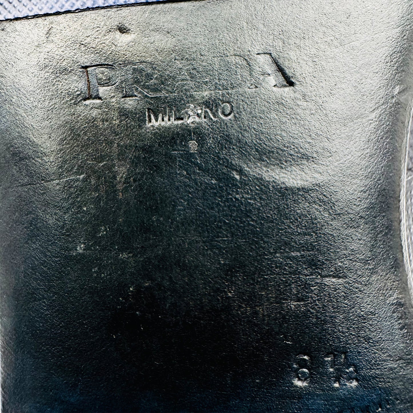 Prada Men's Blue Saffiano Leather Loafers (Size 43)