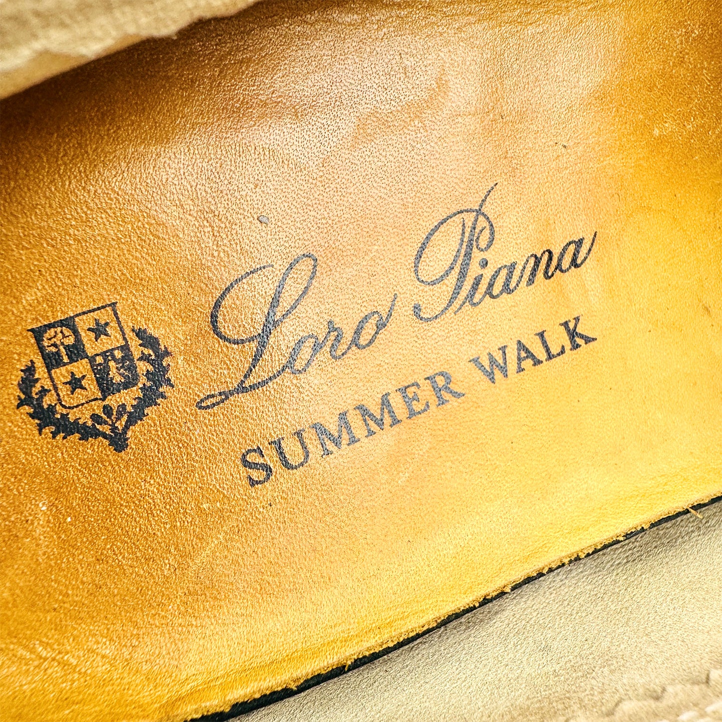 Loro Piana Summer Charms Walk Beige Loafers (Size 39) - L 53762