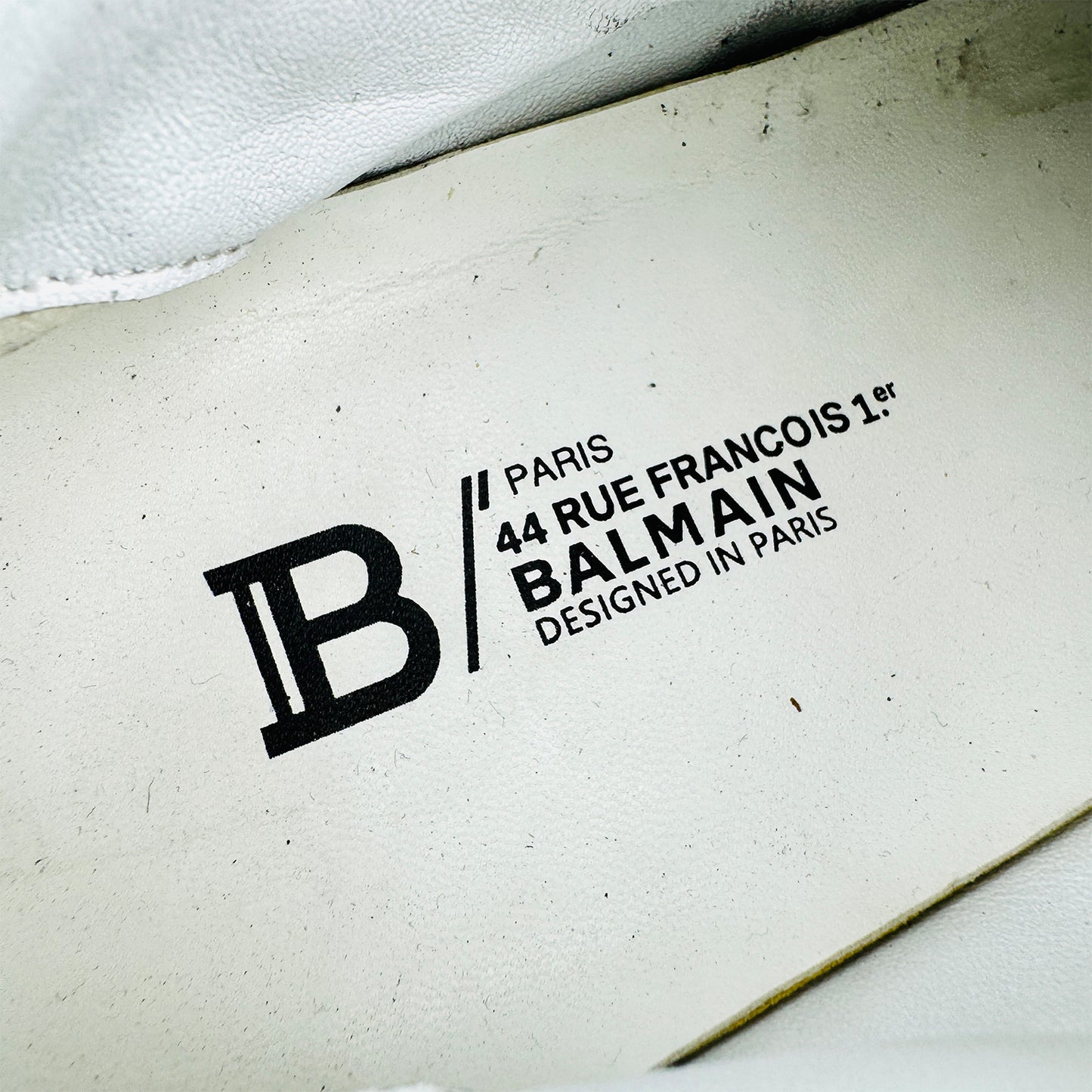 Balmain B-Court Easy White Shoes (Size 41/41.5)