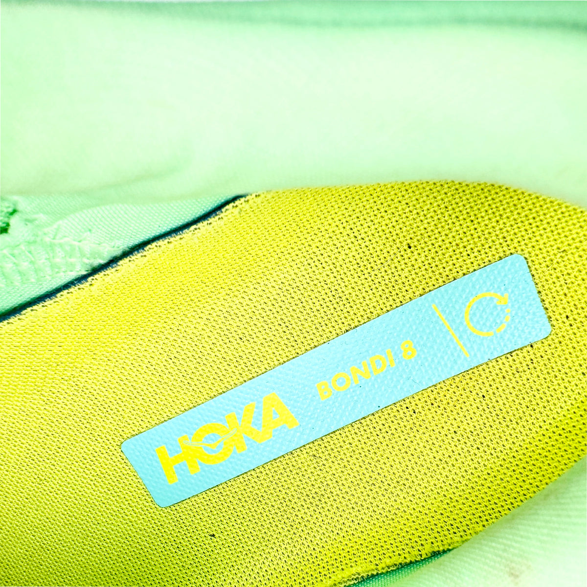 Hoka Bondi 8 Lime Glow Shoes (Size 42) - 1127952-LMG