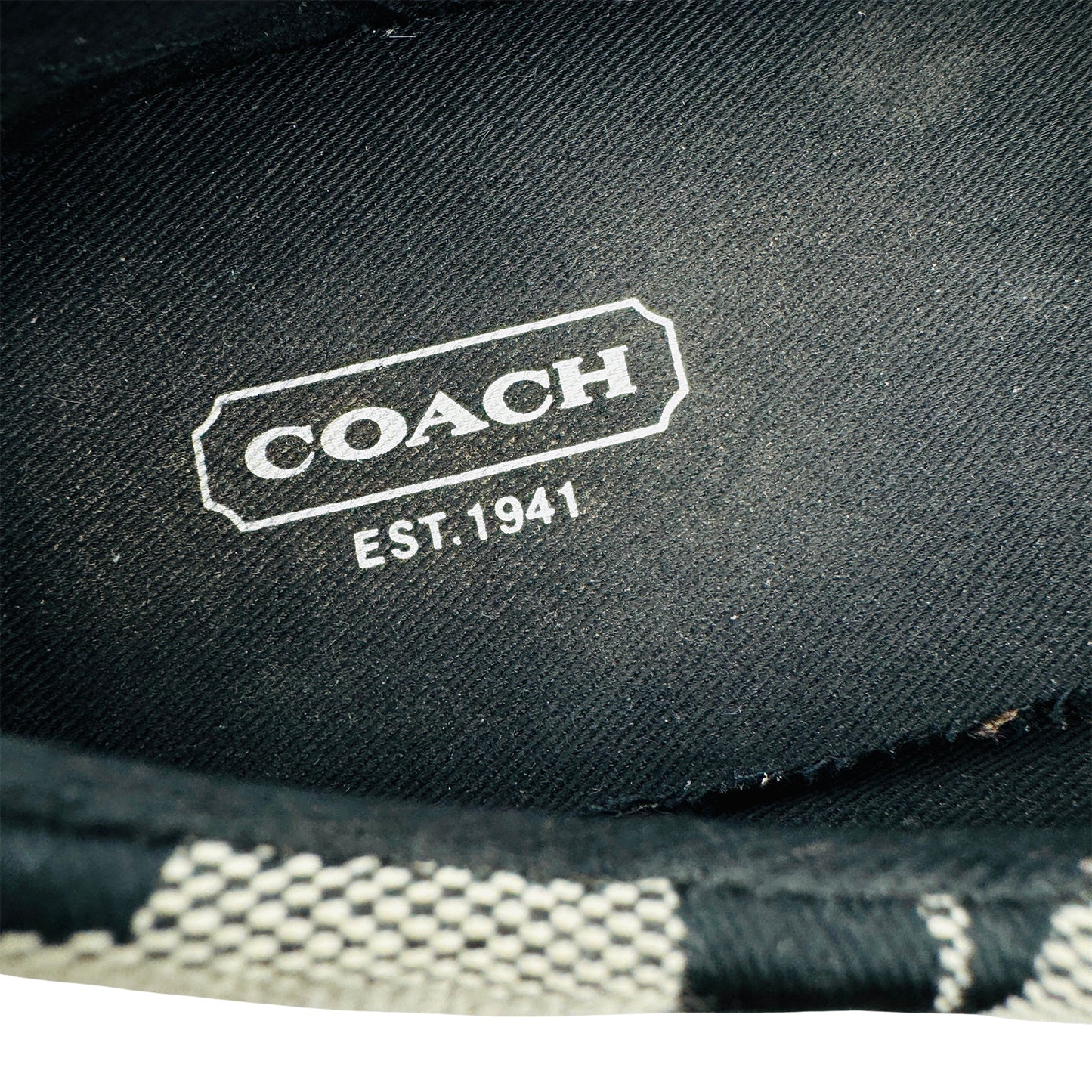 Coach Allegra 'Black Beige' Jacquard Shoes (Size 40/40.5)