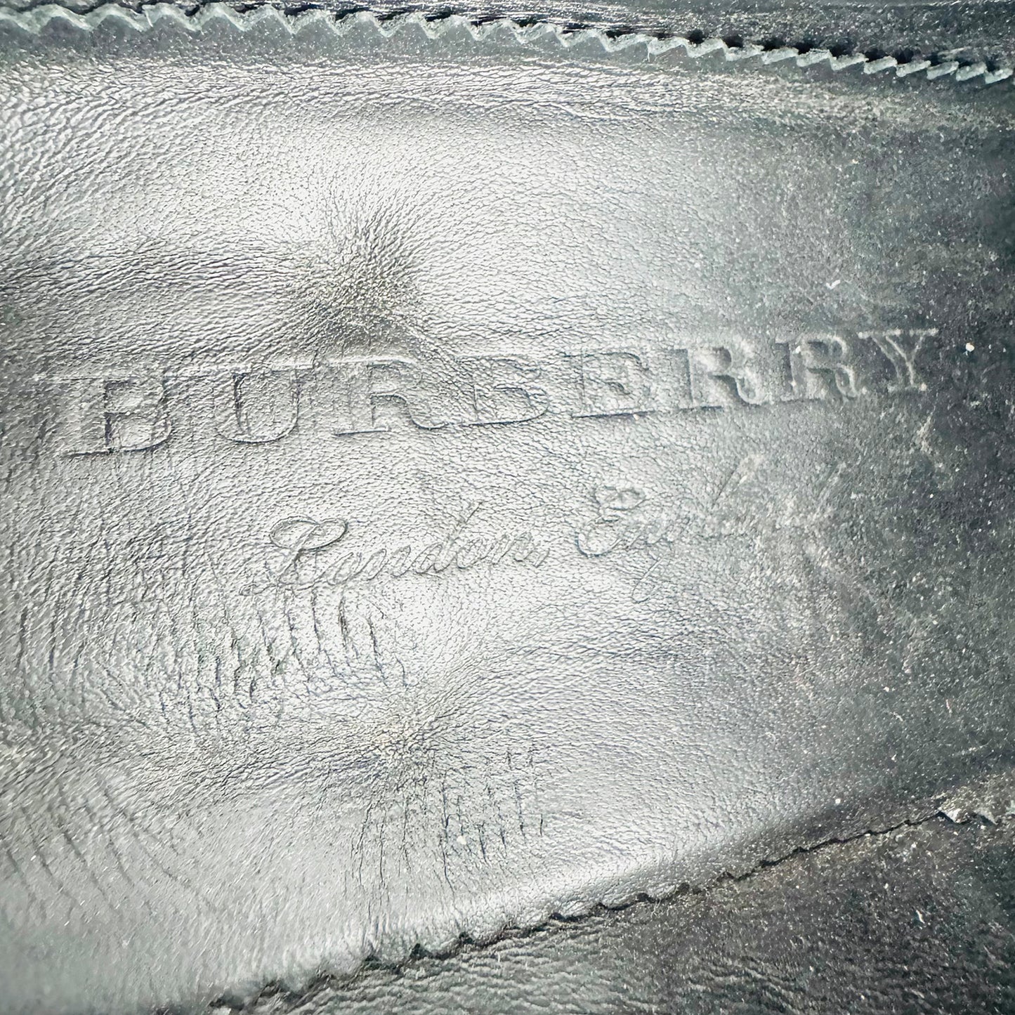 Burberry Black Brogue Leather Oxfords (Size 39/39.5)