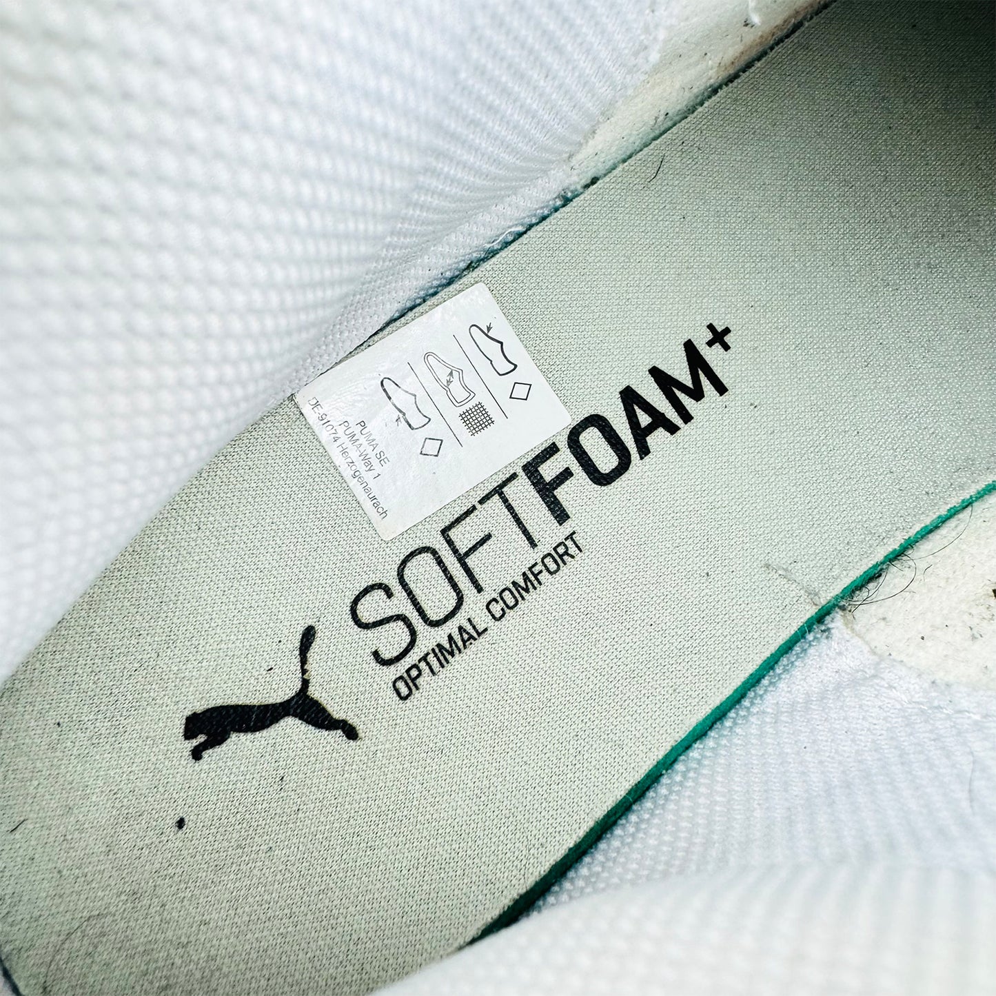 Puma Rebound Joy 'White Limestone' Sneakers (Size 43) - 374765-06