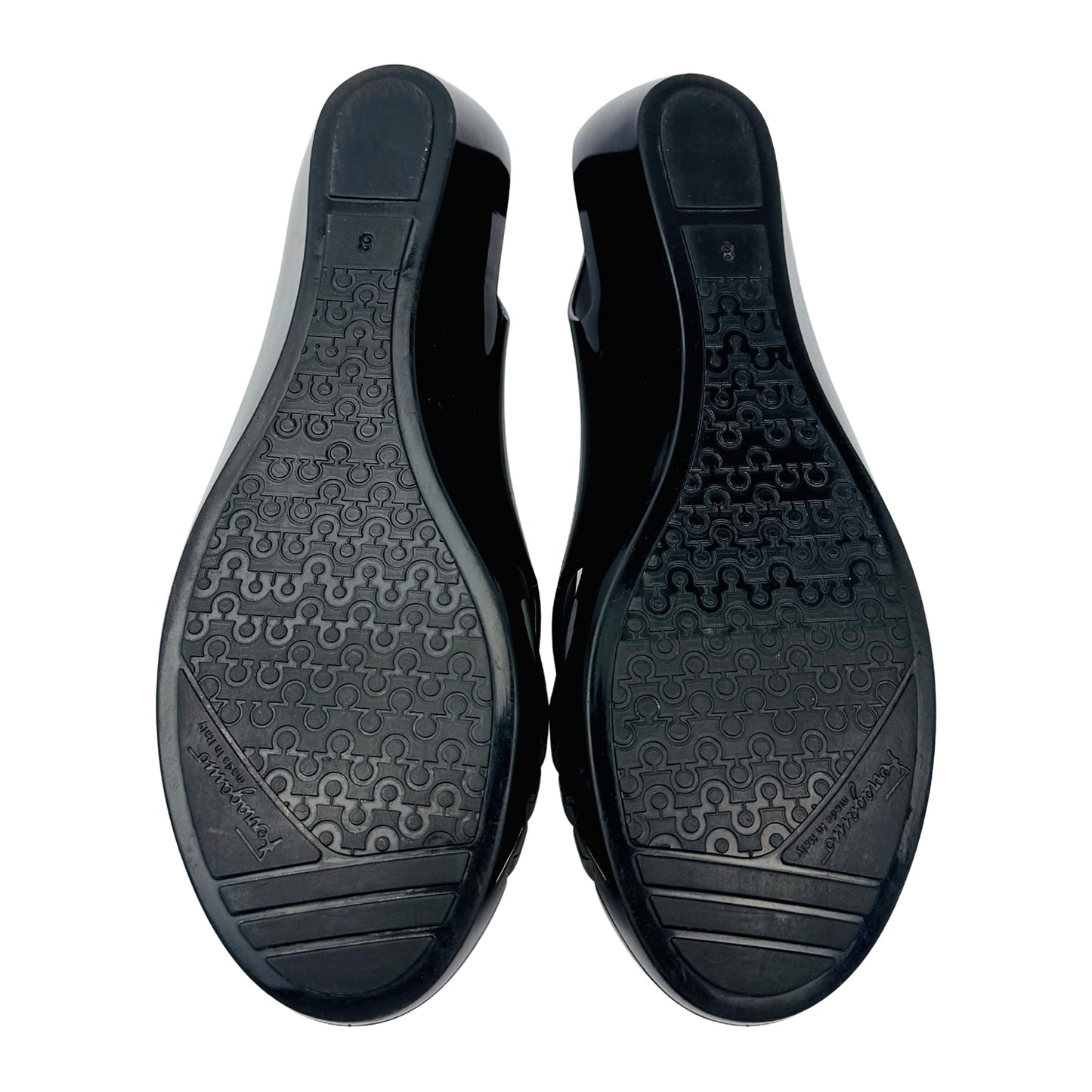 Outsole image of Salvatore Ferragamo Vara Jelly Ballet Flats (Size 38/38.5)