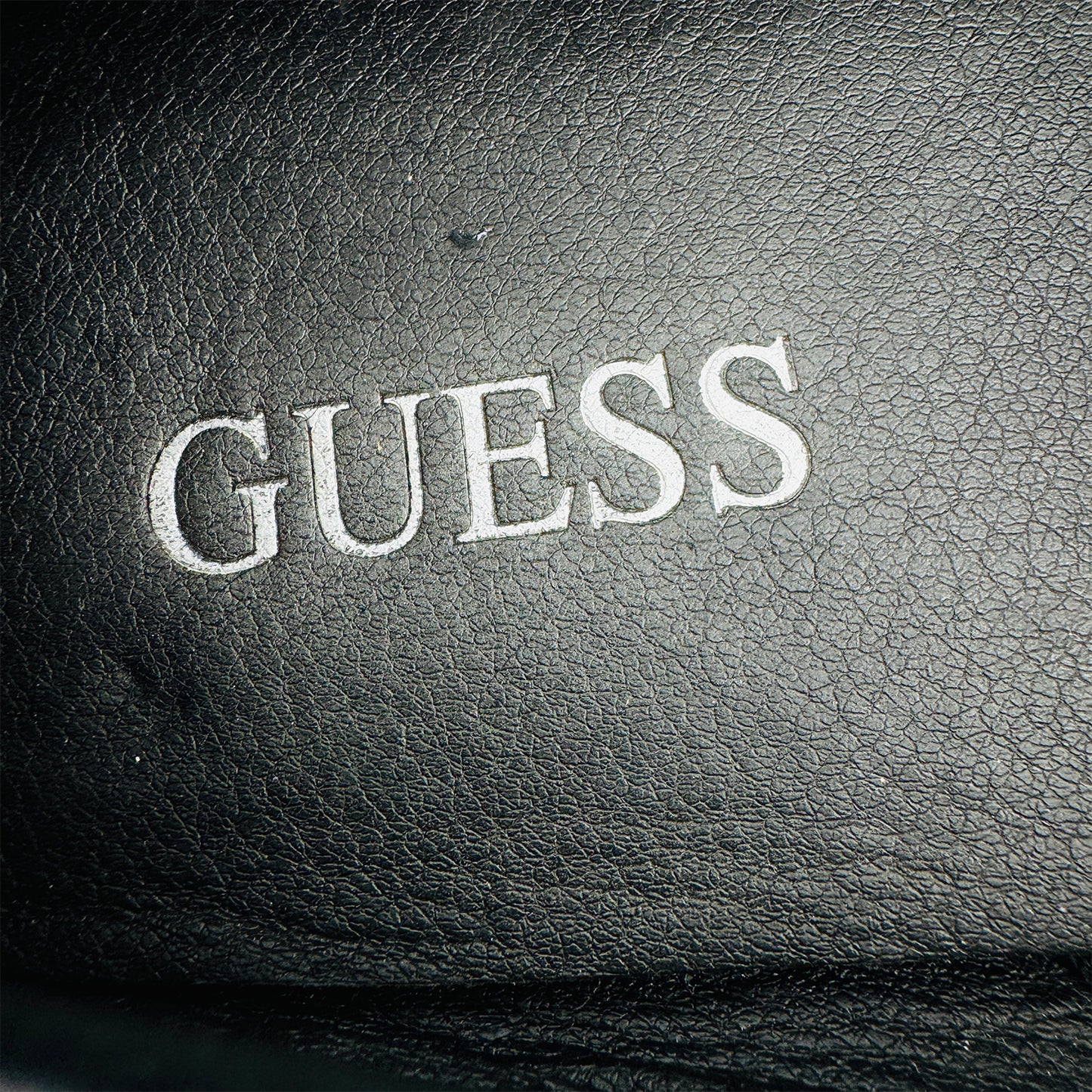 Guess Men's Black Woven Loafers (Size 46)