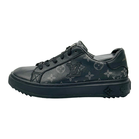 Louis Vuitton Men's Black Sneakers (Size 40)