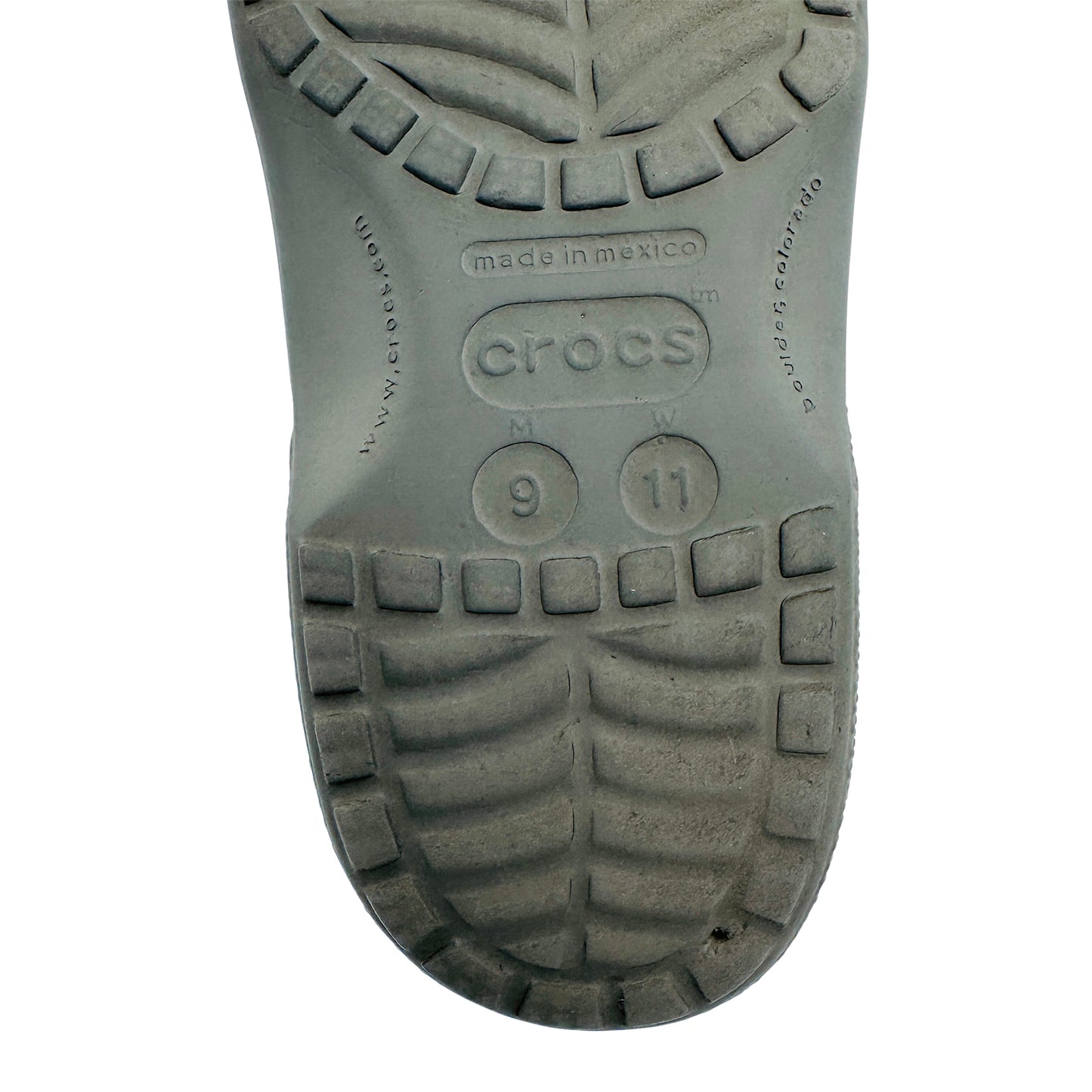 Crocs Classic Grey Clogs (Size 42.5/43) - 118‑10001‑001‑10