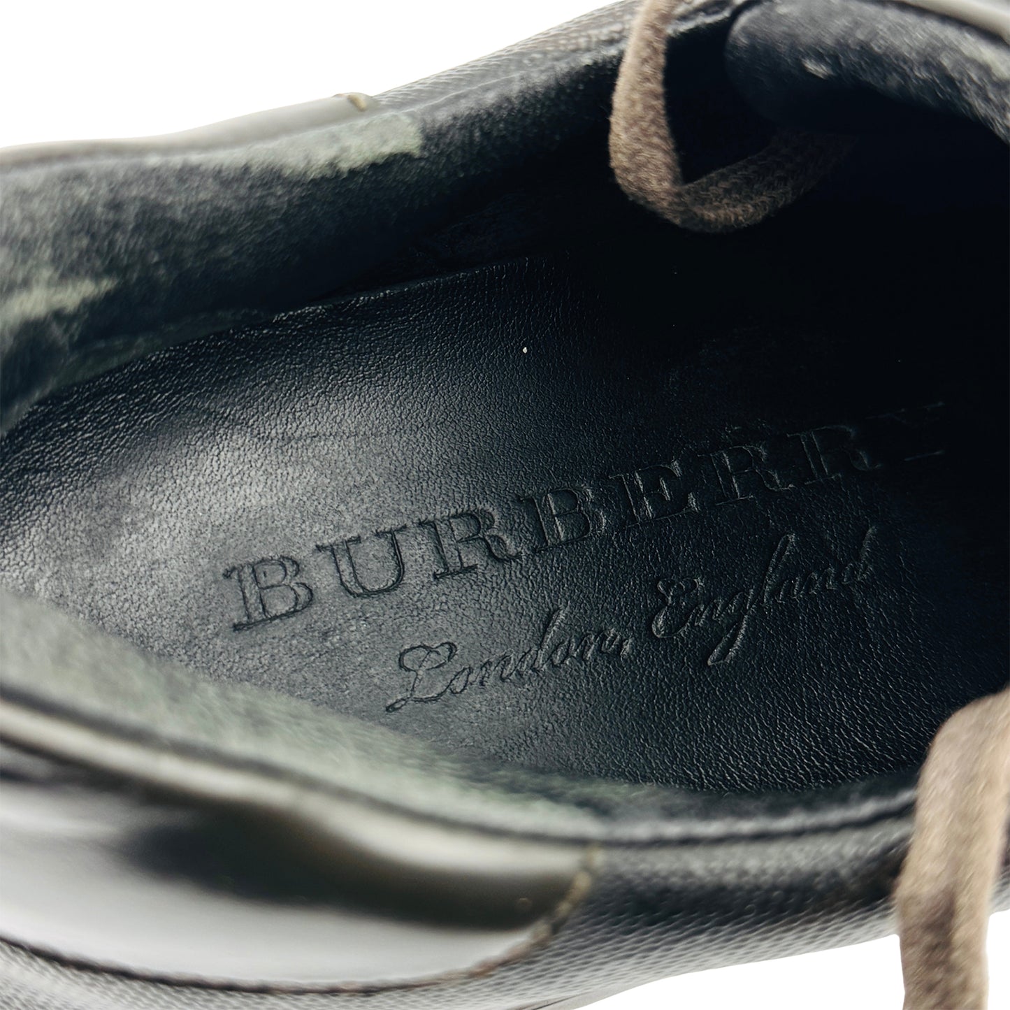 Burberry Ritson Check Leather Sneakers (Size 41)