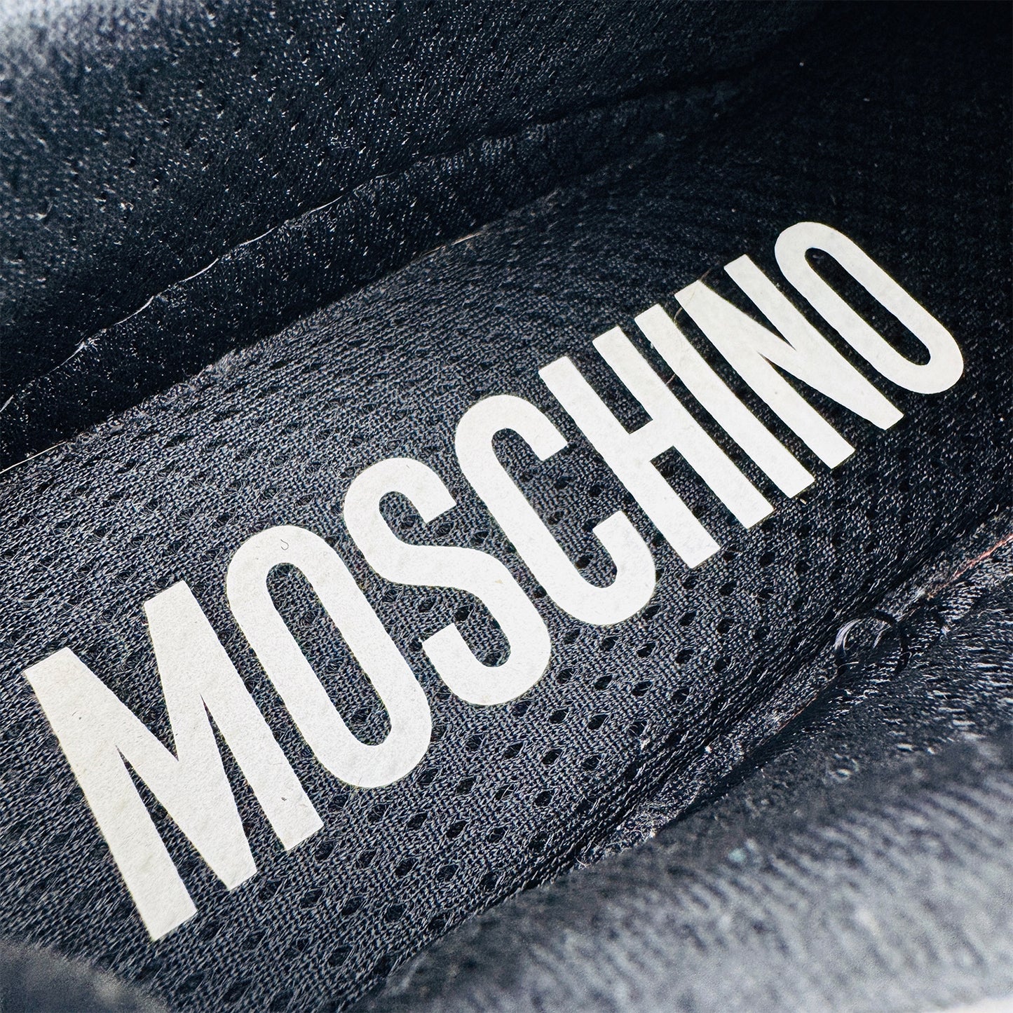 Moschino Bubble Teddy 'Black White 3D' Shoes (Size 40)