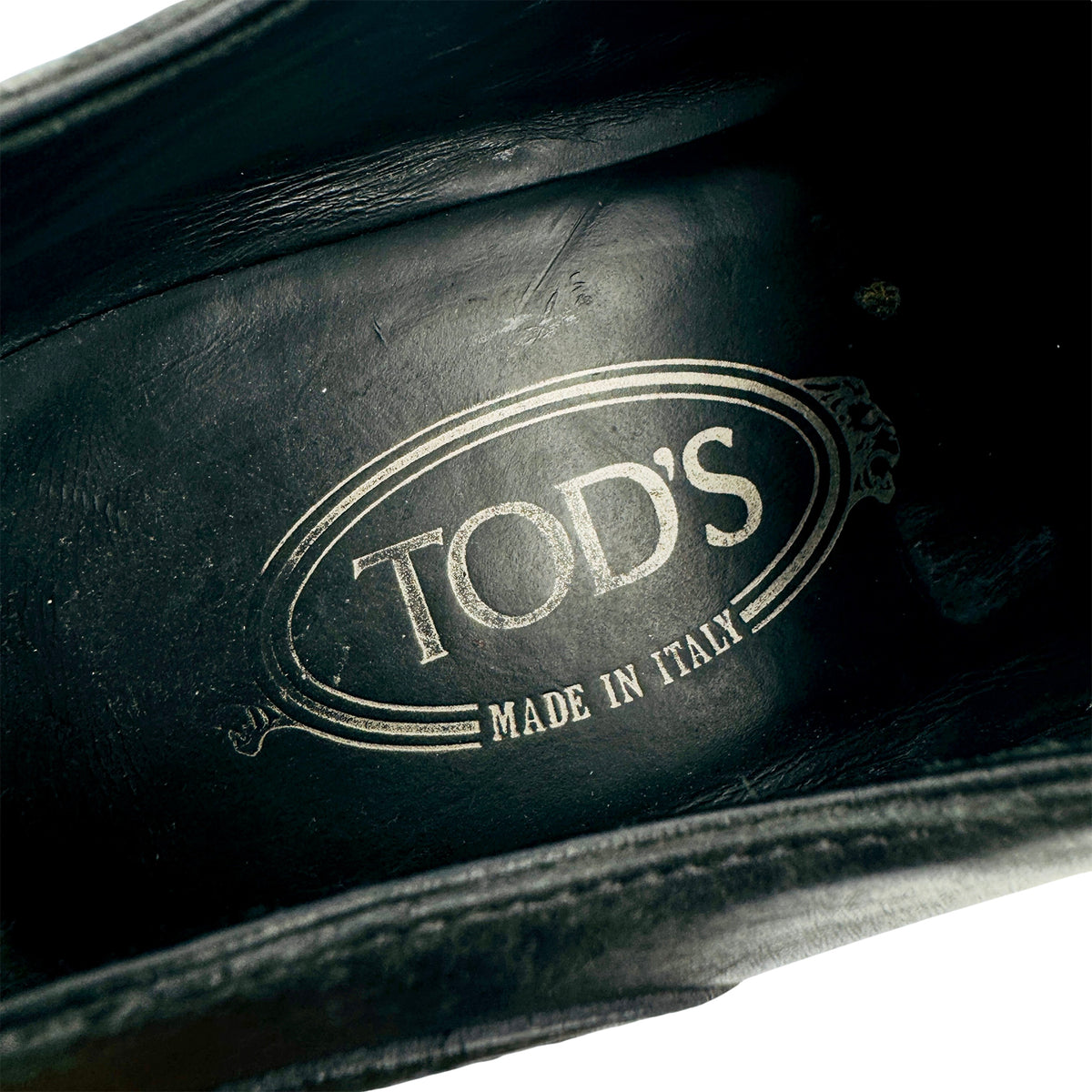 Tods Black Leather Wingtip Brogue Derby Shoes (Size 41.5)