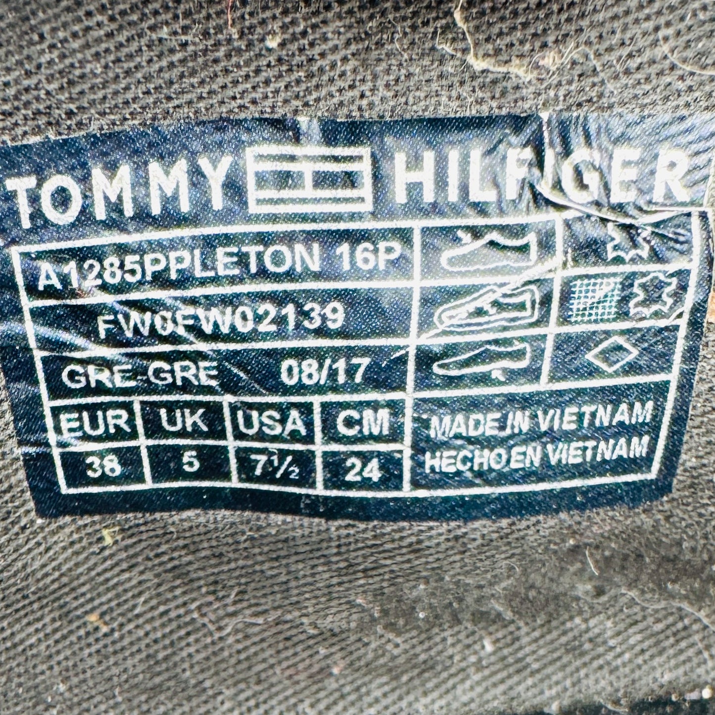 Tommy Hilfiger Appleton 16P Ballet Flats (Size 38/38.5) - A1285PPLETON