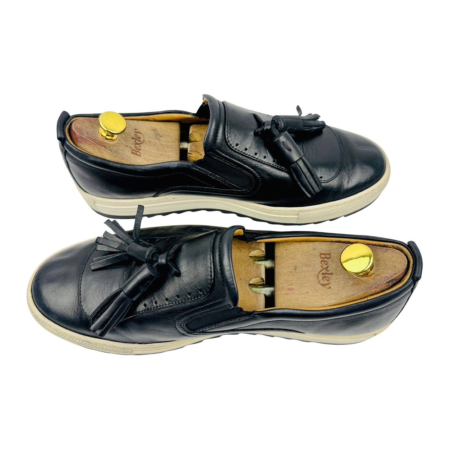 Salvatore Ferragamo Men's Lucca Black Shoes (Size 43.5/44)