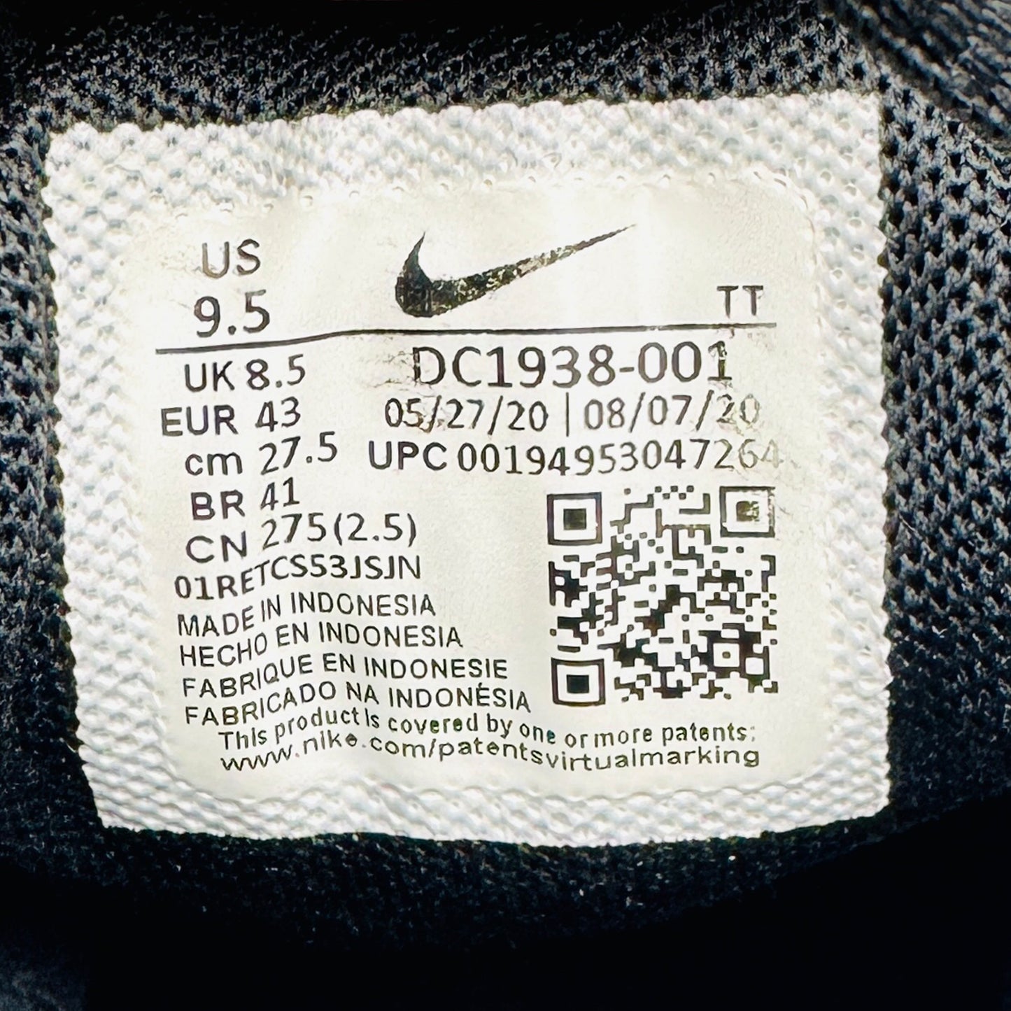Nike Air Max 270 'Halloween' Shoes (Size 43) - DC1938-001