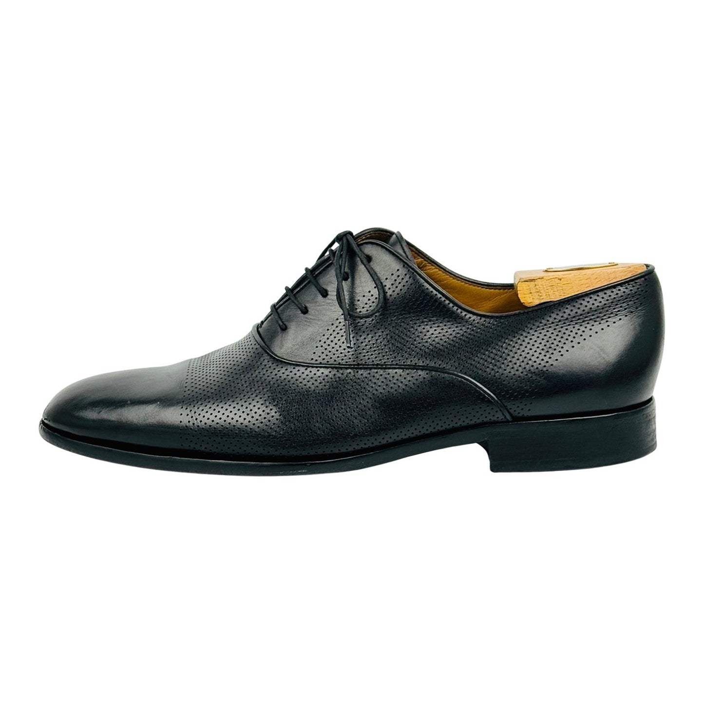 Hugo Boss Men's Black Calf Leather Formal Shoes (Size 43)