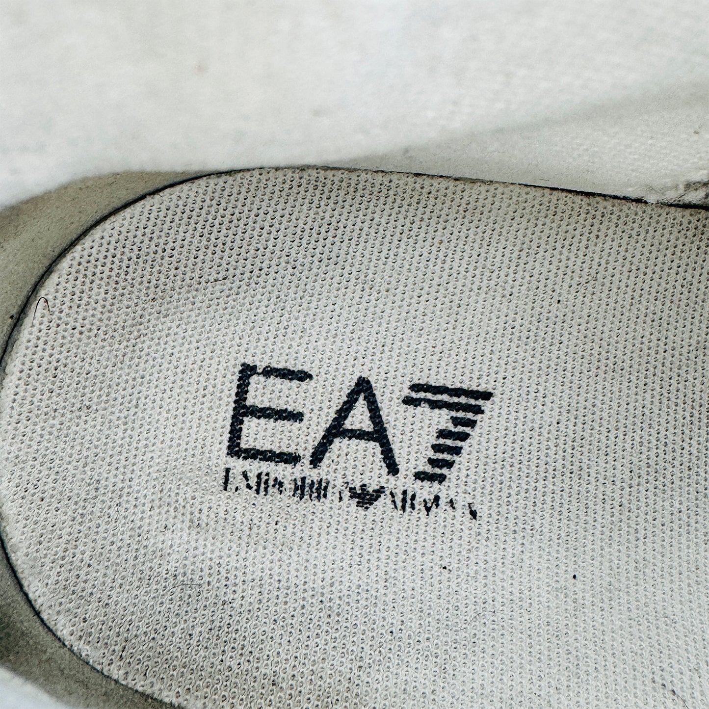 Emporio Armani EA7 Eagle Logo Suede Sneakers (Size 43/43.5)