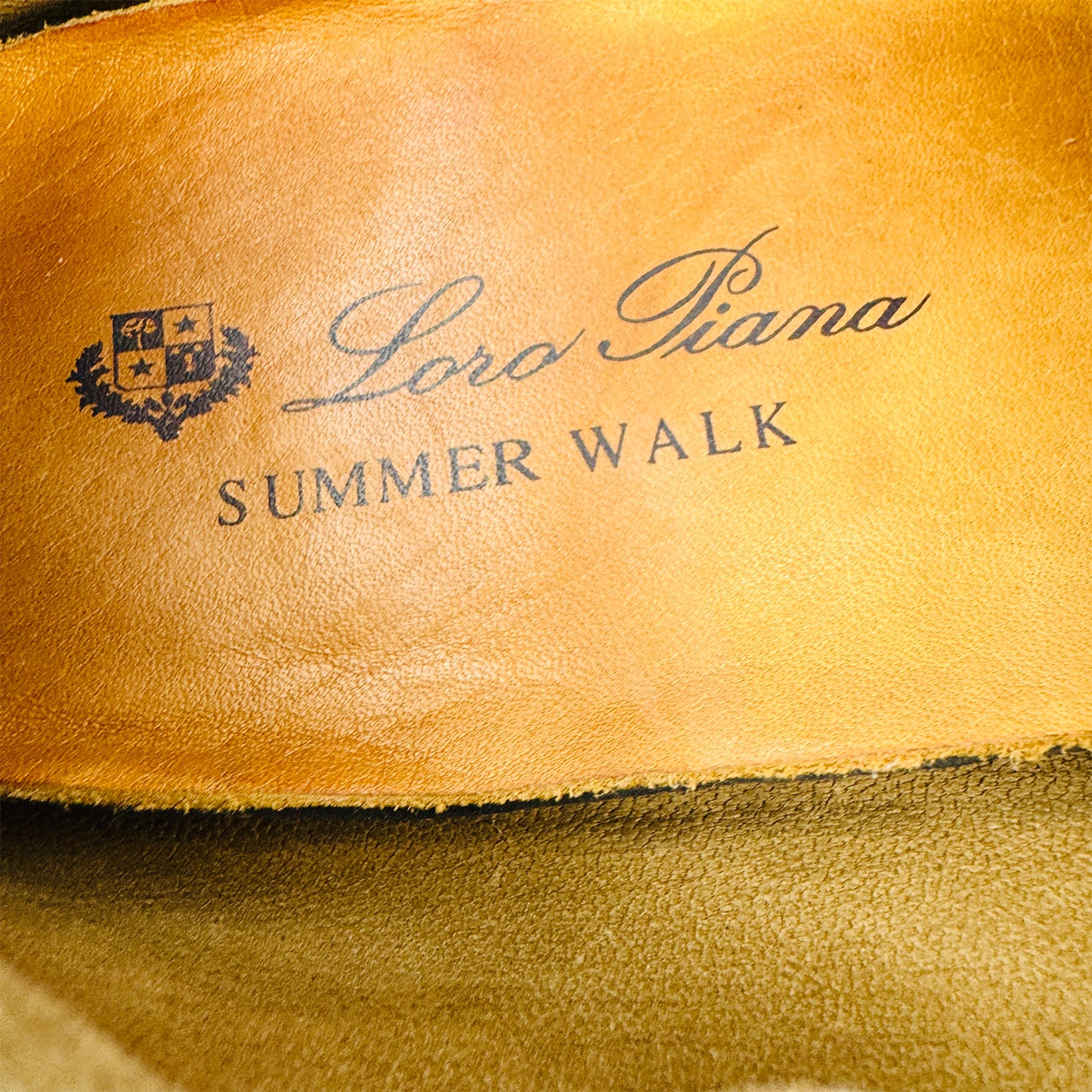 Loro Piana Summer Walk Brown Loafers (Size 42)