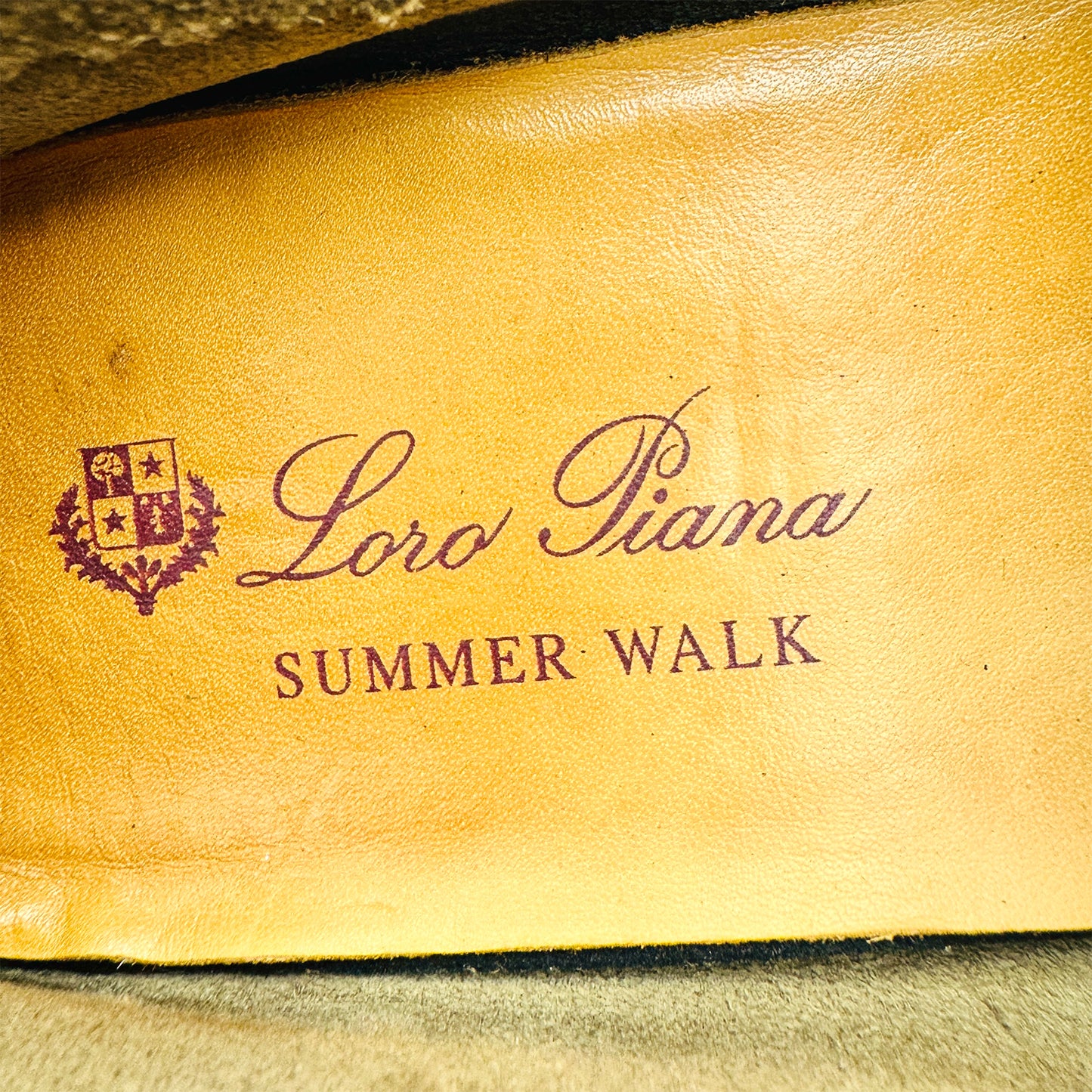 Loro Piana Summer Charms Walk 'Suede' Loafers (Size 39) - H 18068