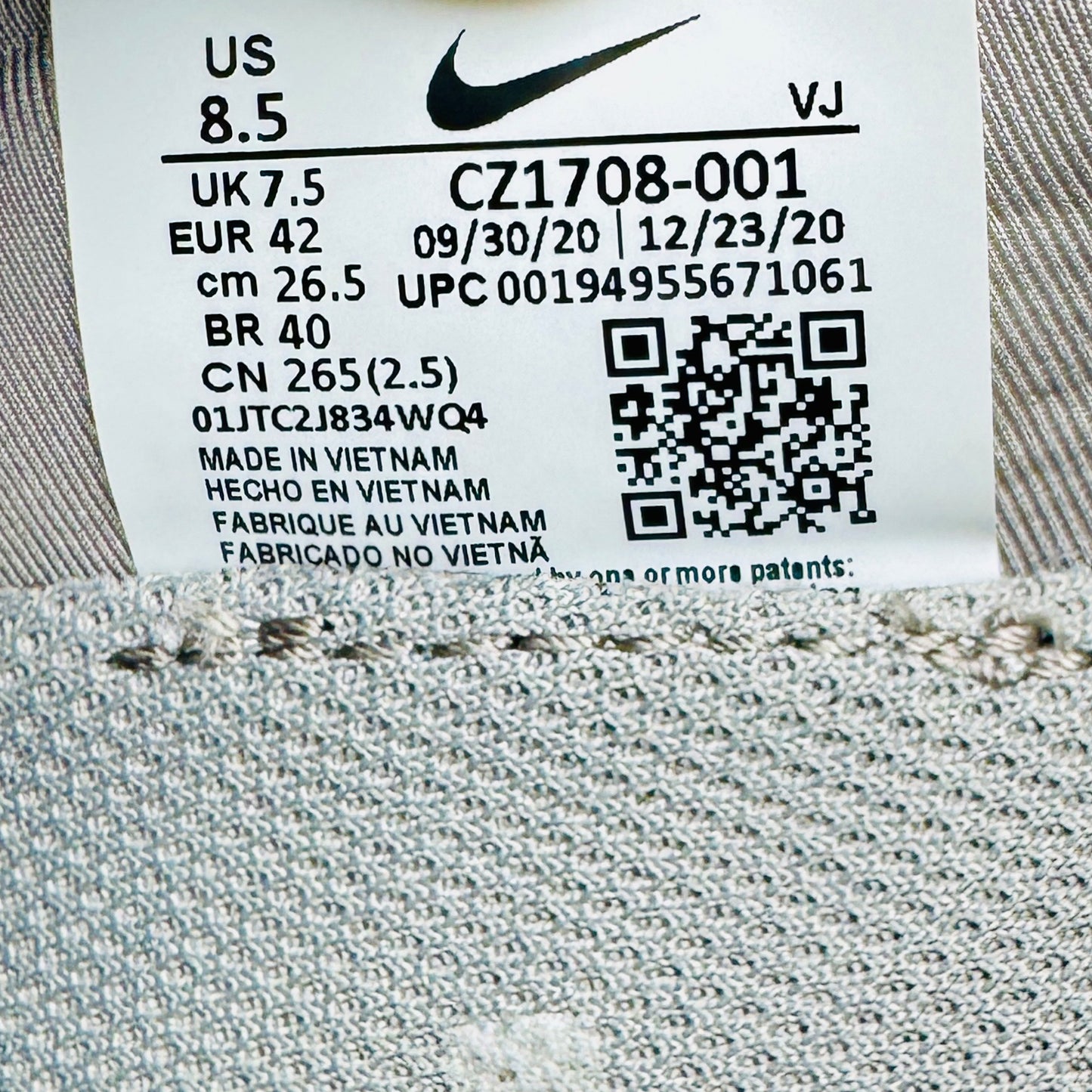Nike Air Max 2090 'Cool Grey' Shoes (Size 42) - CZ1708-001