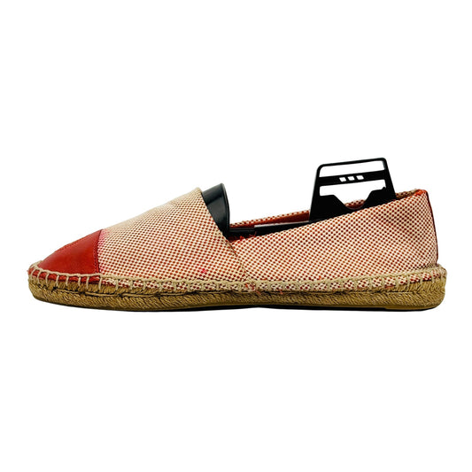 Tory Burch Women's Red Espadrille Shoes (Size 37.5)