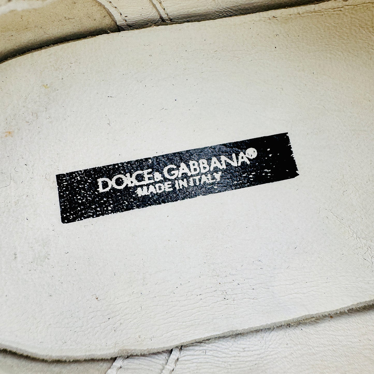 Dolce & Gabbana Portofino White Sneakers (Size 43/43.5)
