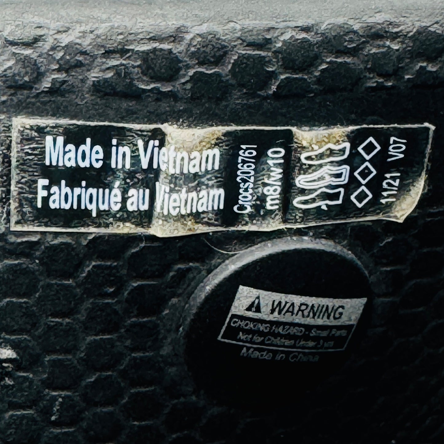 Crocs Classic Black Slippers (Size 42) - 206761