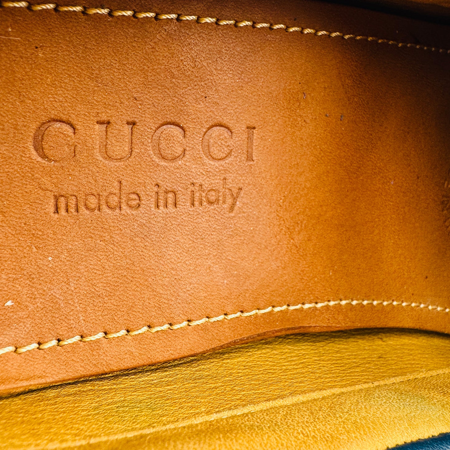 Gucci Blue Leather Boat Loafers (Size 40/40.5) - 353045