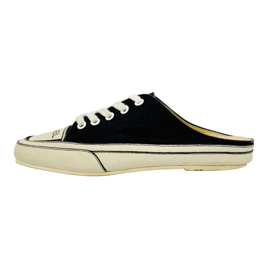 Chanel 'Black Off-White' Italian Mule Slides (Size 38) - 5068-2