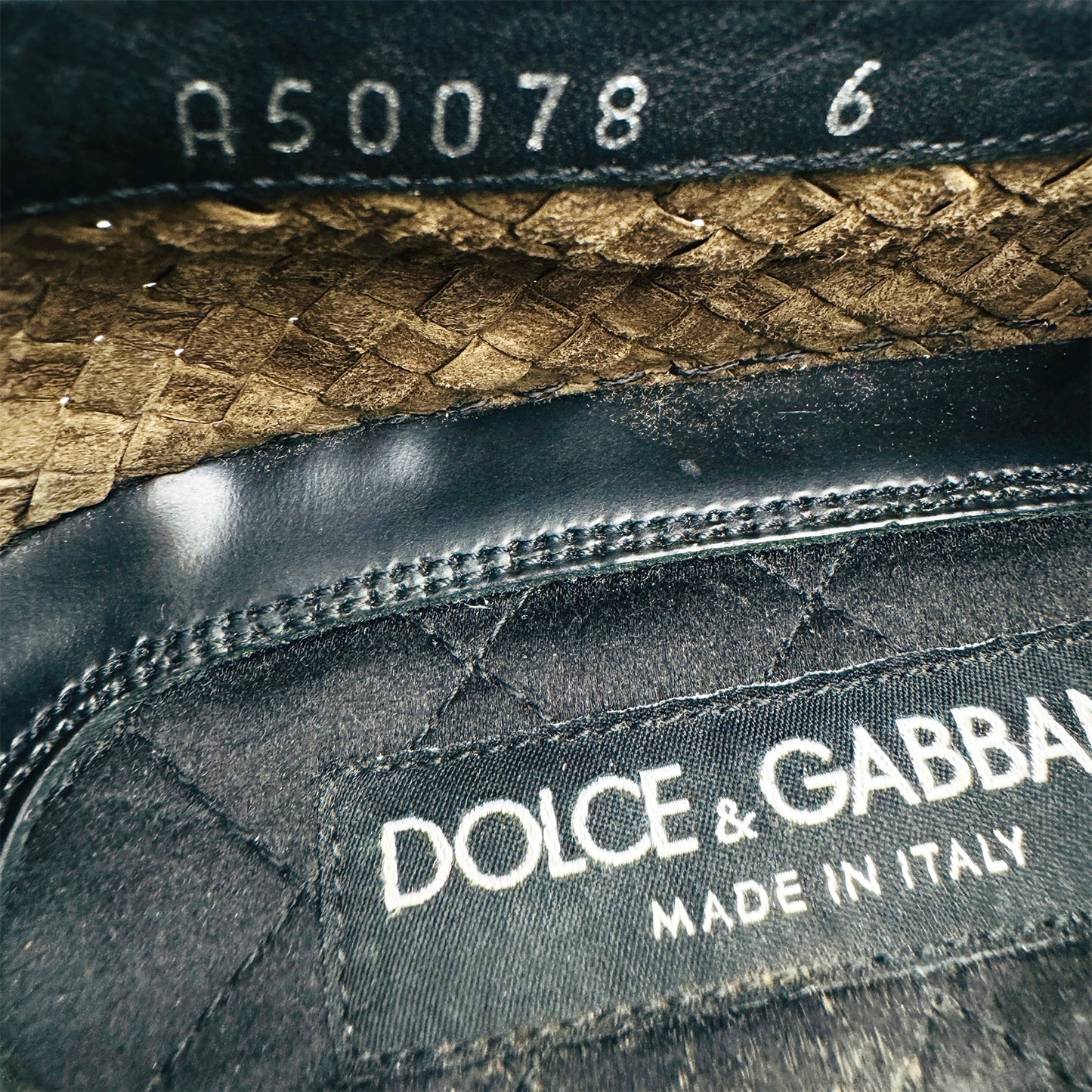 Dolce & Gabbana Buffalo Leather Slip On Shoes (Size 41)