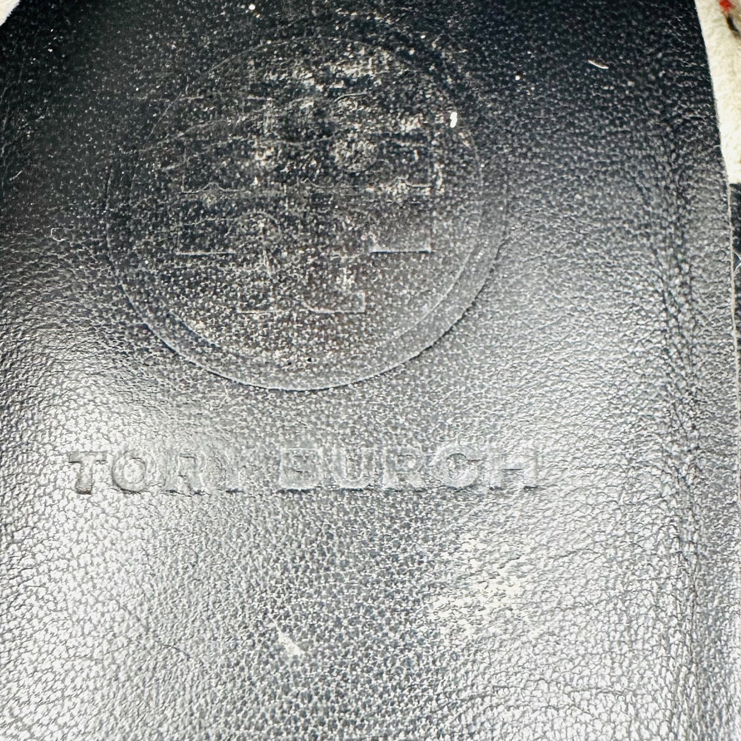 Tory Burch Minnie Travel Black Leather Ballet Flats (Size 37/37.5)