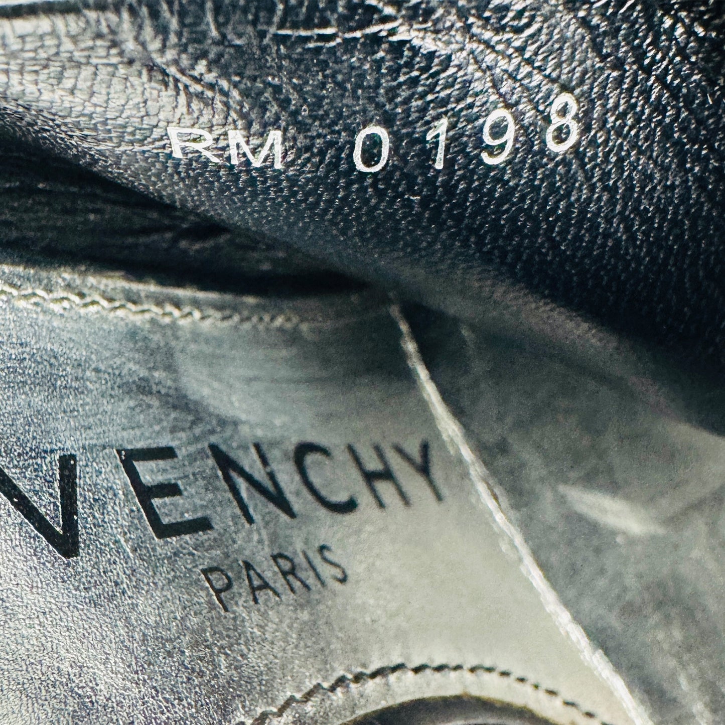 Givenchy G Triangle 'Black Gold' Mule Heels (Size 37)