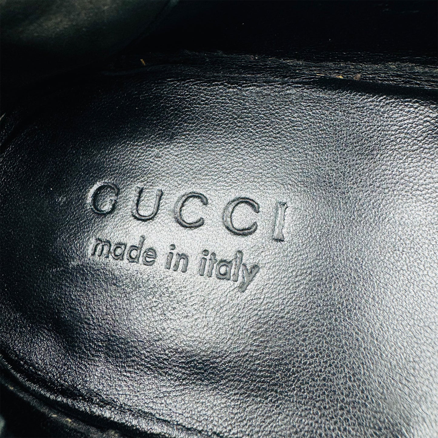 Gucci Men's Jordaan Black Leather Loafers (Size 43.5)