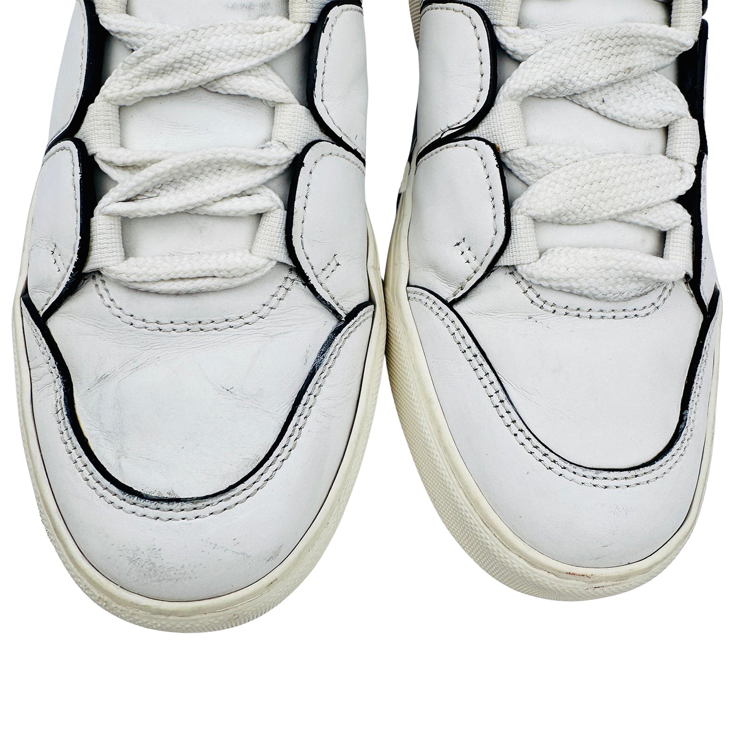 Ermenegildo Zegna Couture Tiziano XXX White Sneakers (Size 39/39.5)