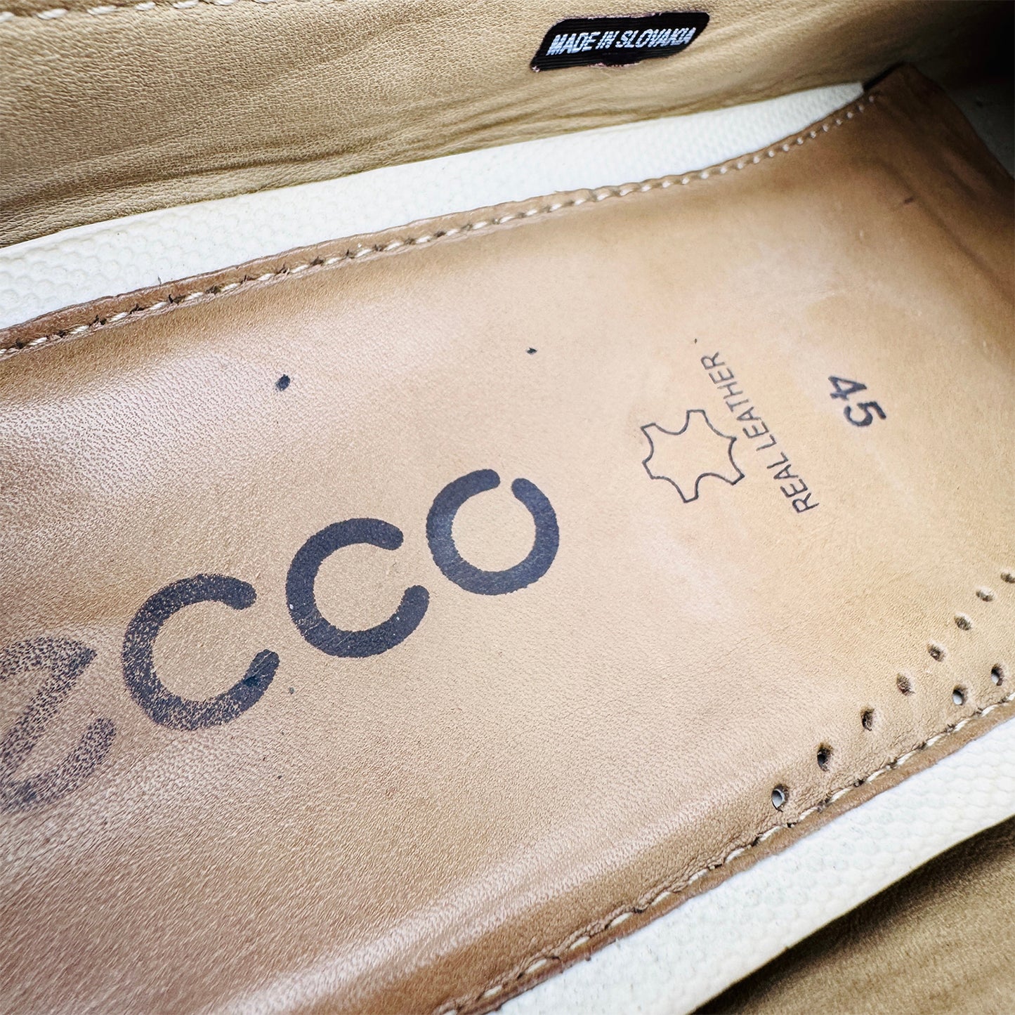 ECCO Reciprico Black Shoes (Size 45) - 66040401532