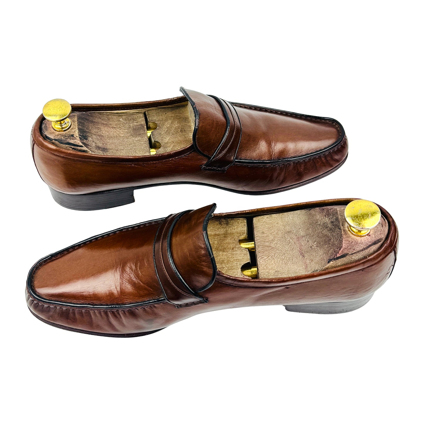 Bally Brown Leather Penny Loafers (Size 41.5)
