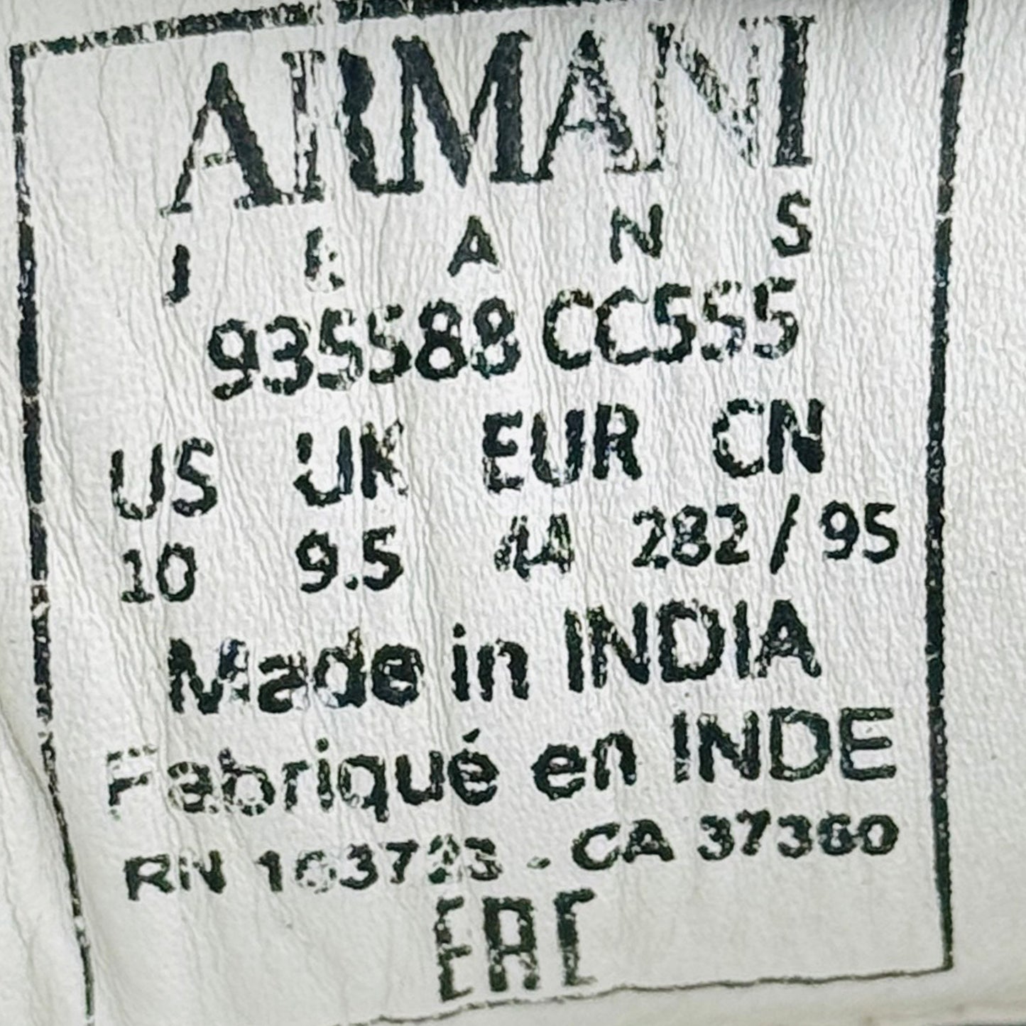 Armani Jeans Men's Beige Loafers (Size 44) - 935588 CC555