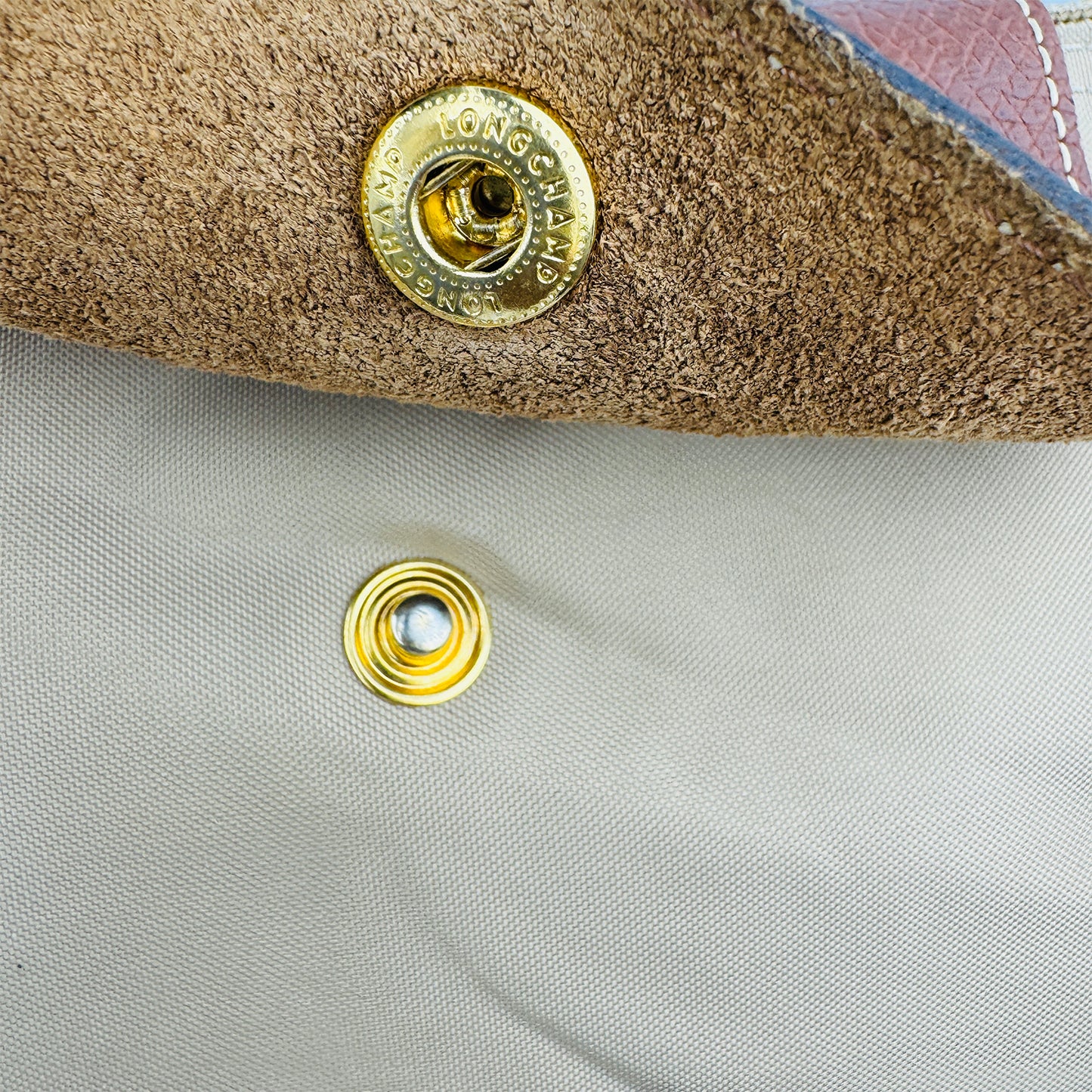Longchamp Le Pliage 'Beige Brown' Large Tote Bag