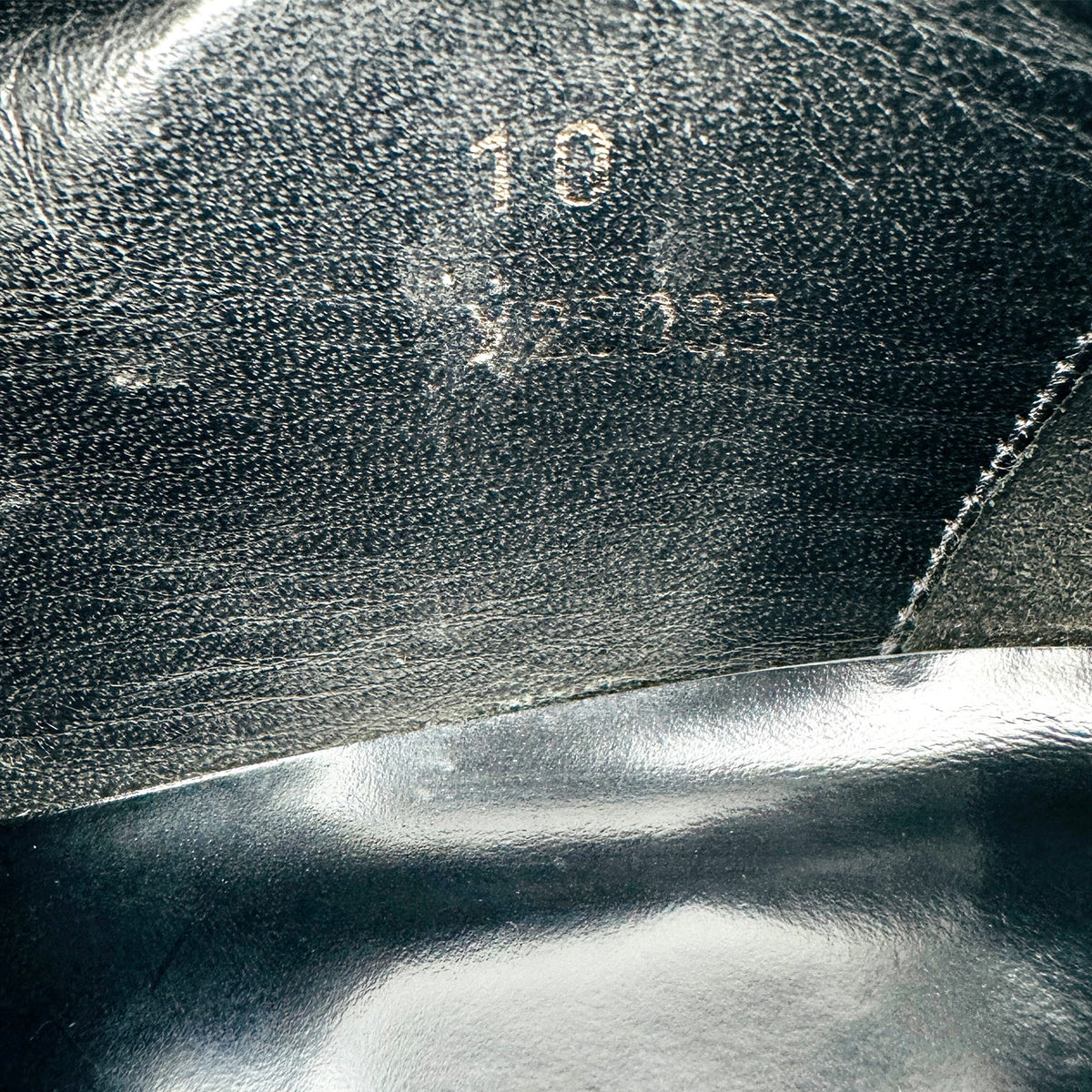 Giorgio Armani Men's Black Leather Oxfords (Size 44/44.5)