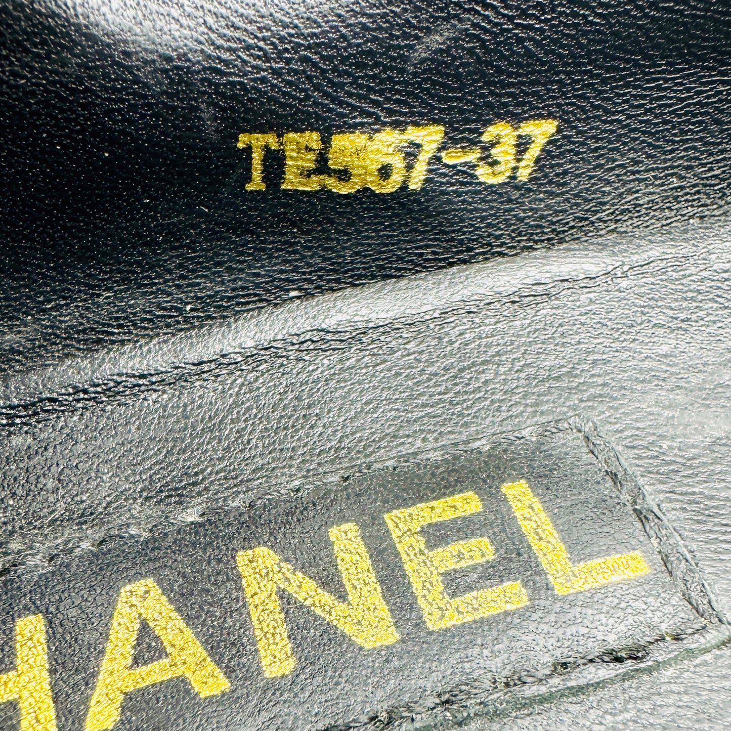 Chanel Mary Jane Black Ballet Flats (Size 37)