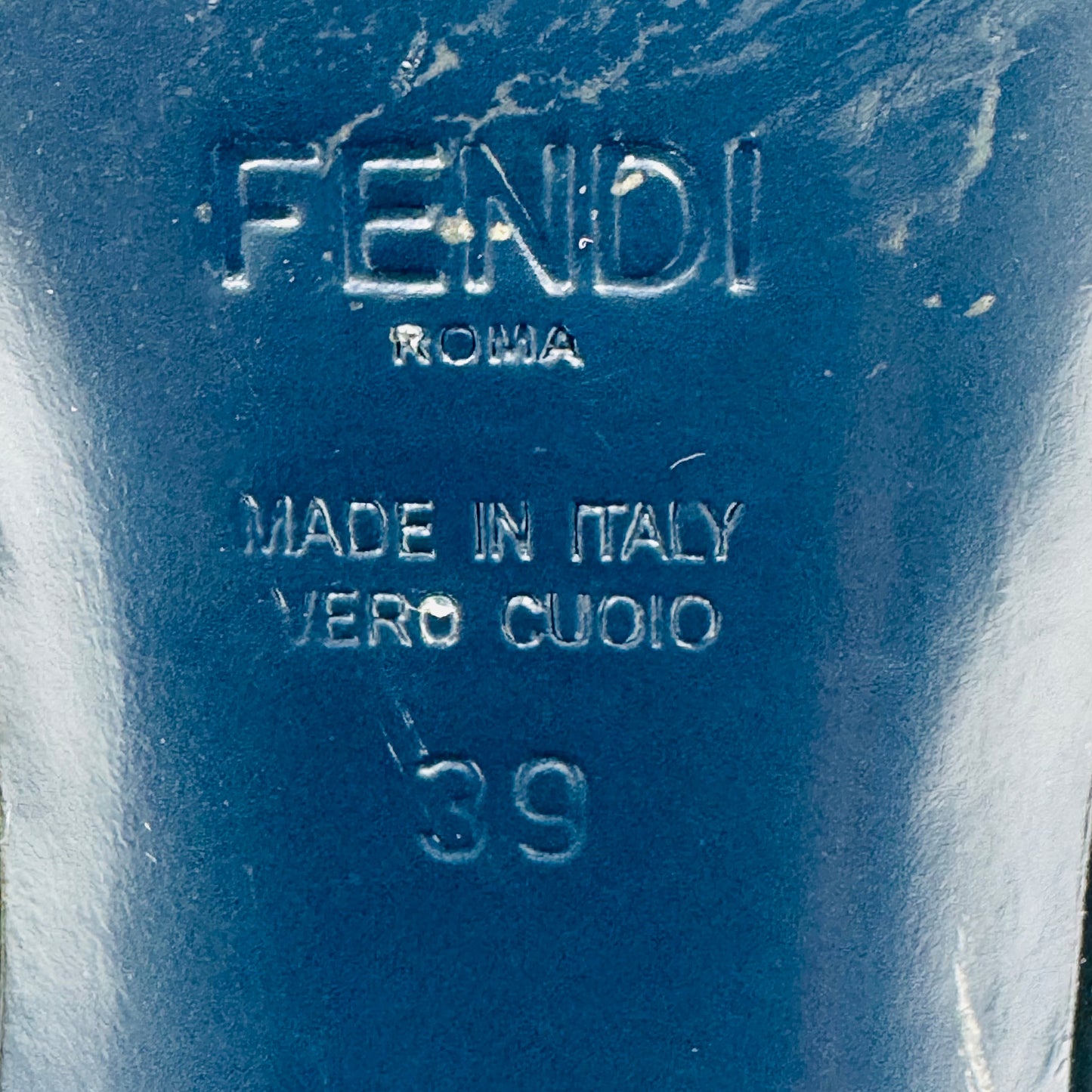 Fendi Women's Flowerland Patent Leather Heels (Size 39)