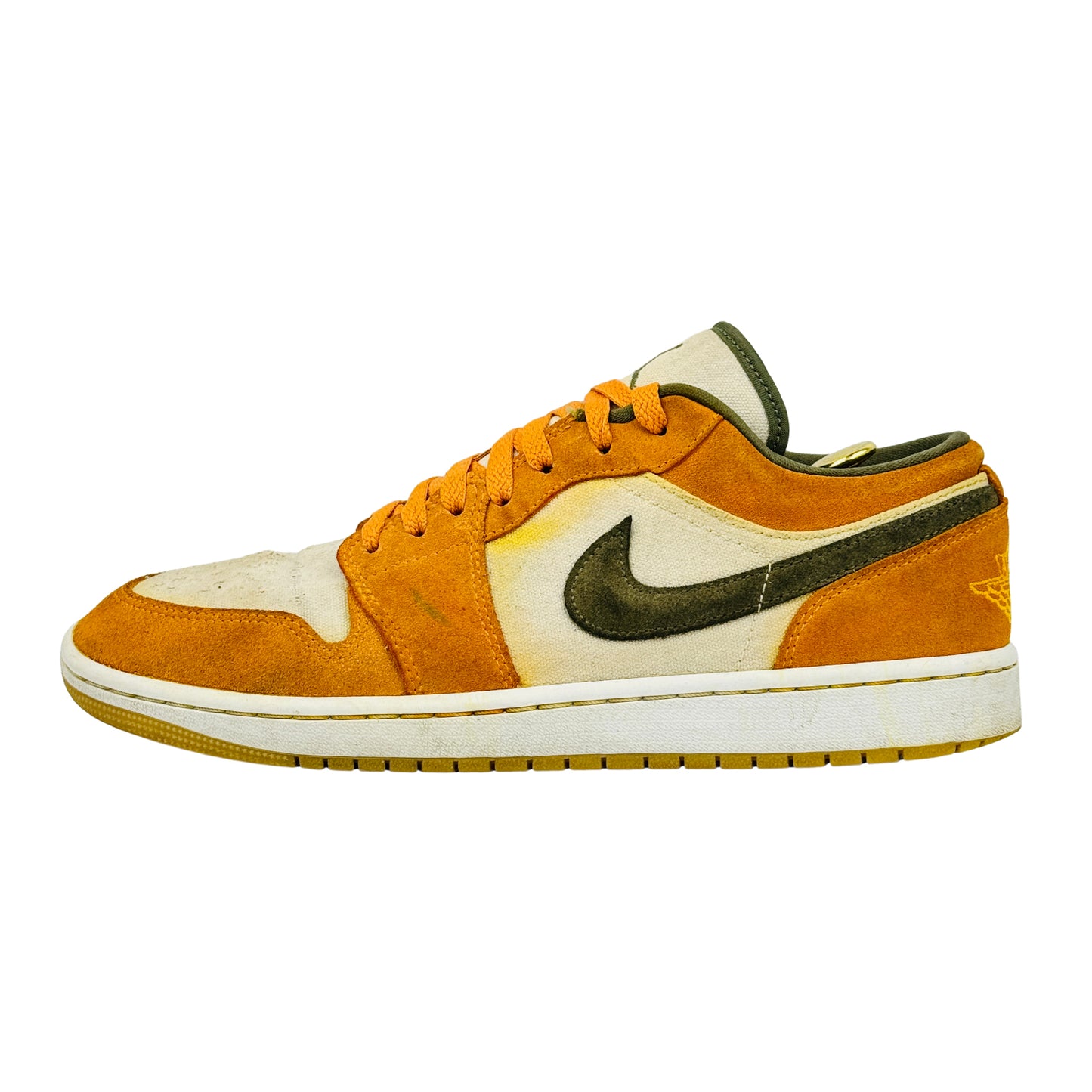 Nike Air Jordan 1 Low SE 'Light Curry' Sneakers (Size 42.5) - DH6931-102