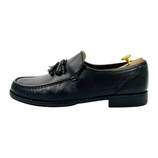 Bally Petralia Black Leather Tassel Loafer (Size 43/43.5)