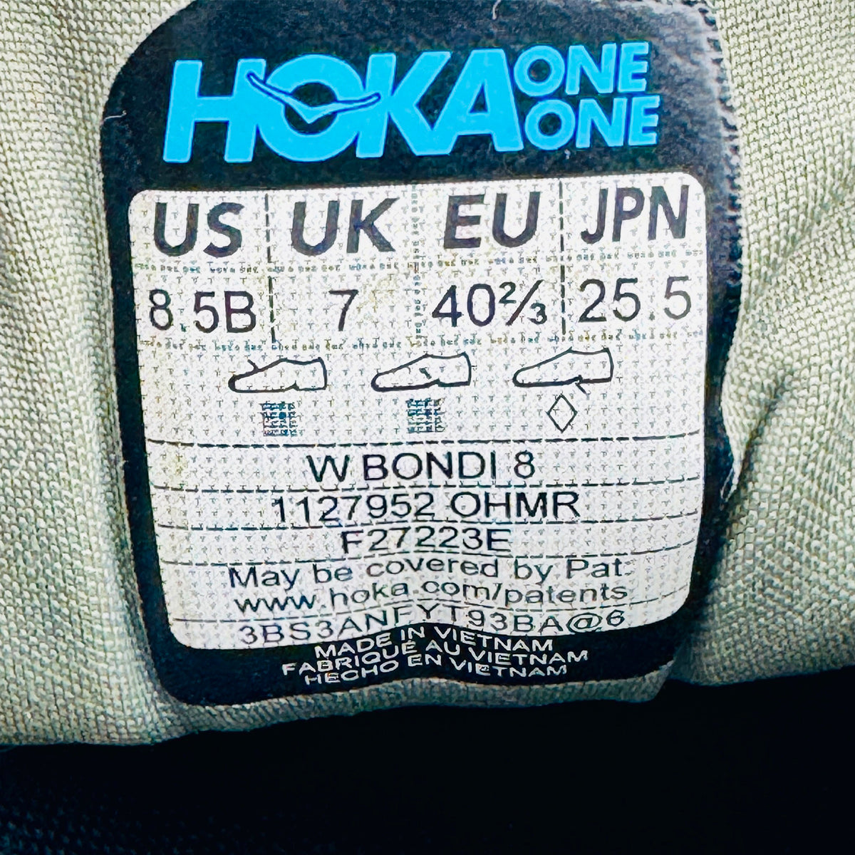 Hoka Bondi 8 Shoes (Size 40.5) - 1127952-OHMR