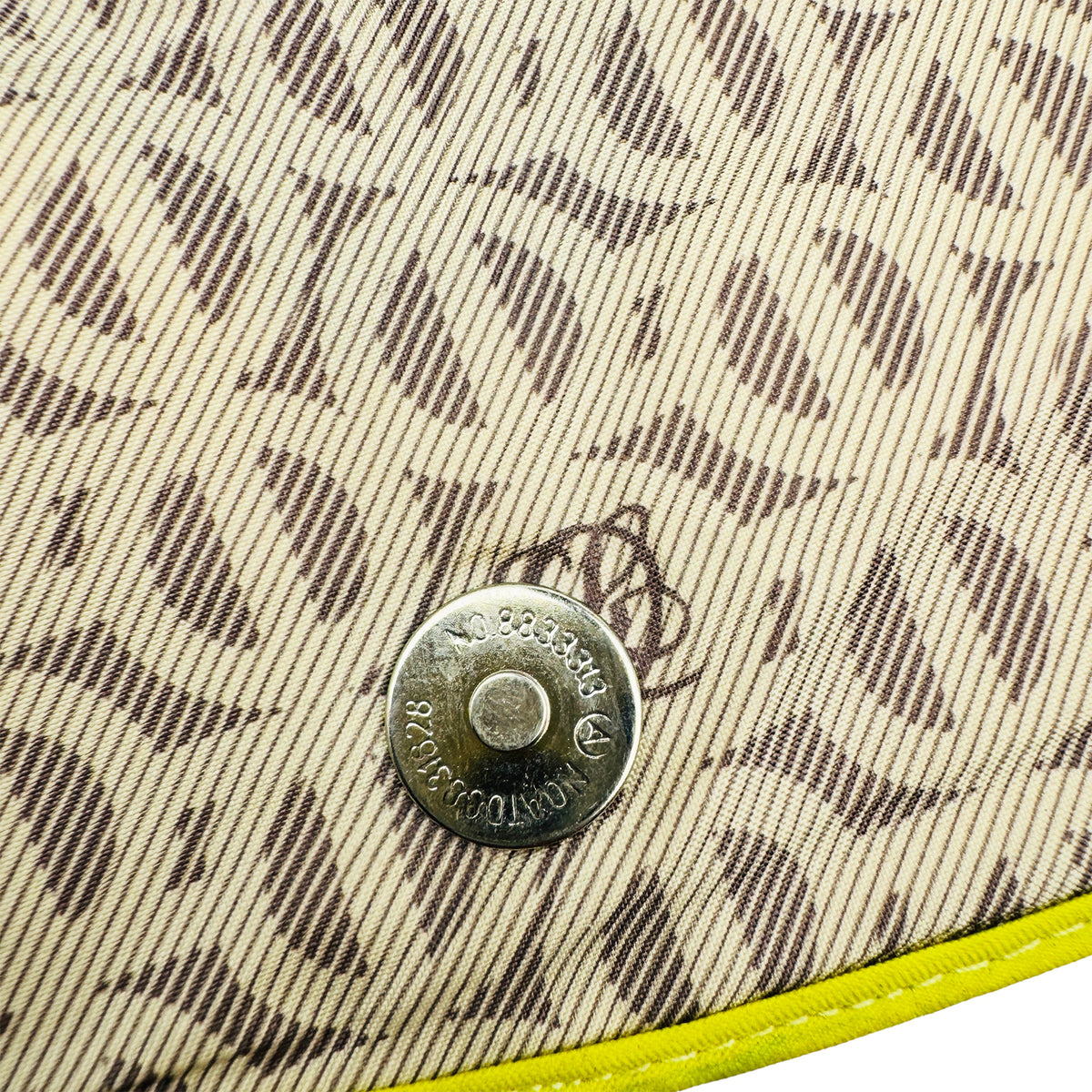 Bean Pole Beige Monogram Flap Shoulder Bag