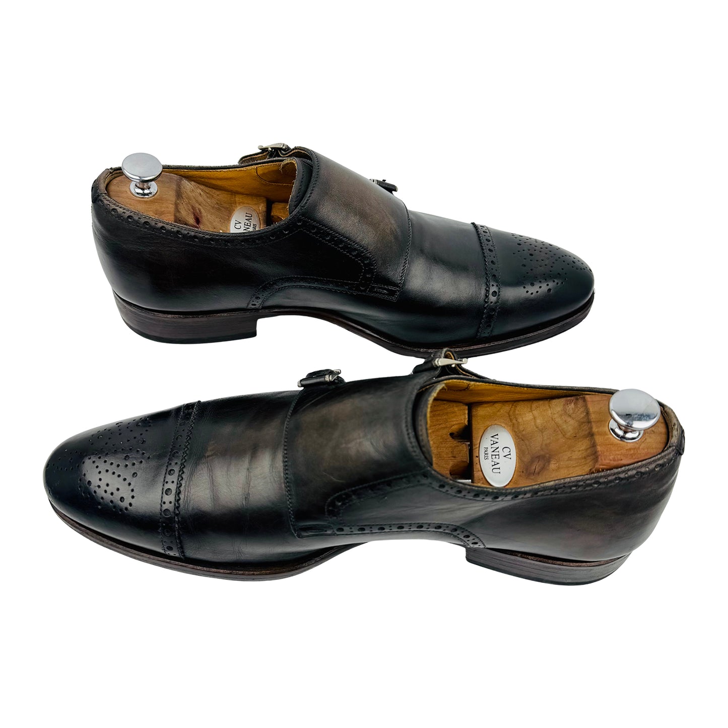 Magnanni Double Monk Strap Two Tone Shoes (Size 46)