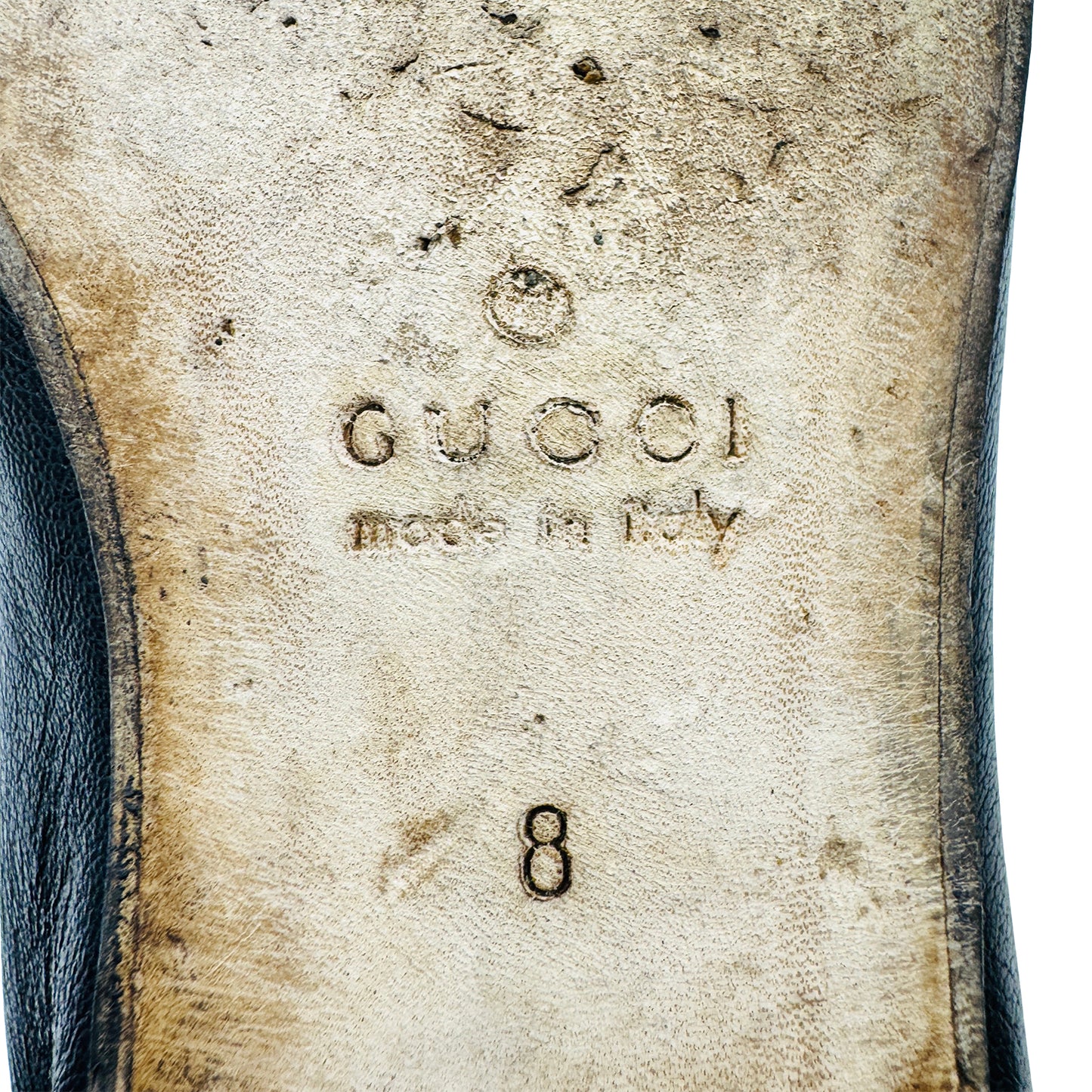 Gucci Men's Black Horsebit Loafers (Size 42/42.5) - 649479