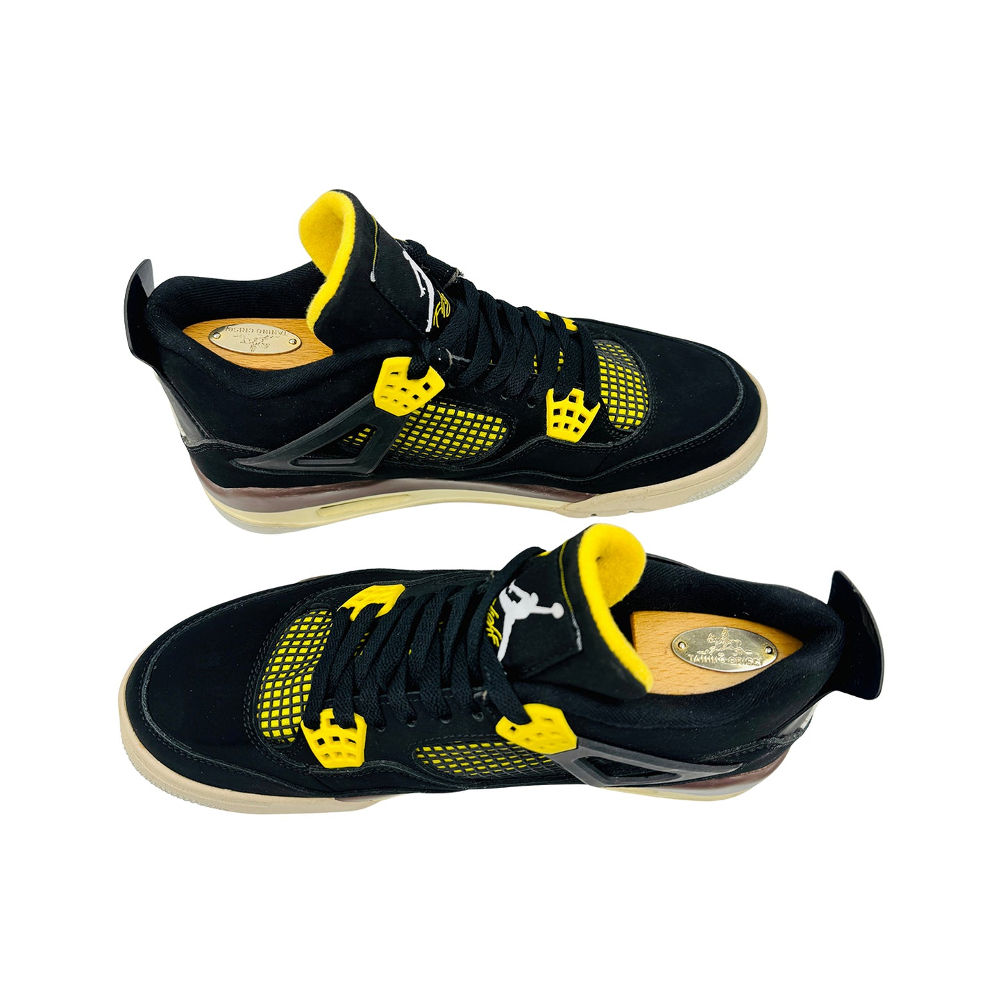 Nike Air Jordan 4 Retro 'Thunder' Sneakers (Size 42) - 408452-017